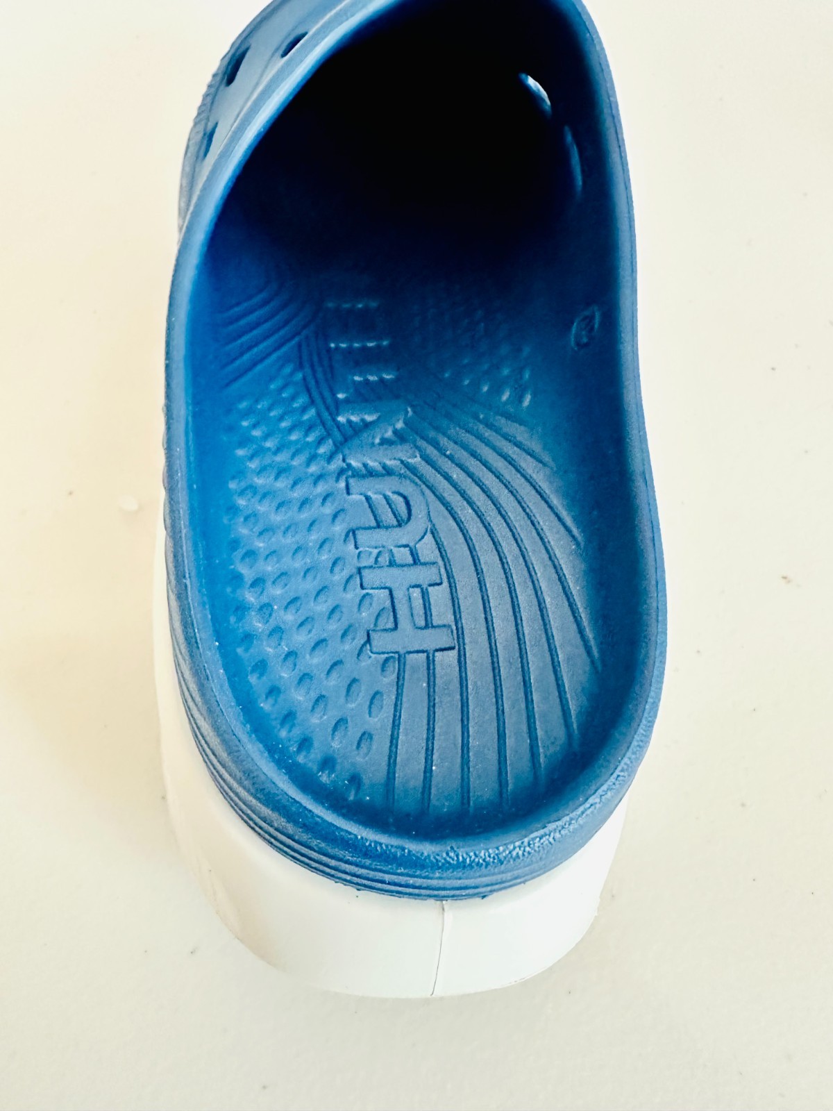 NEW HUNTER GEENA HWGEENA MEDIUM BLUE 420 SLIP-ON CASUAL SANDALS MULE SIZE 7 $85