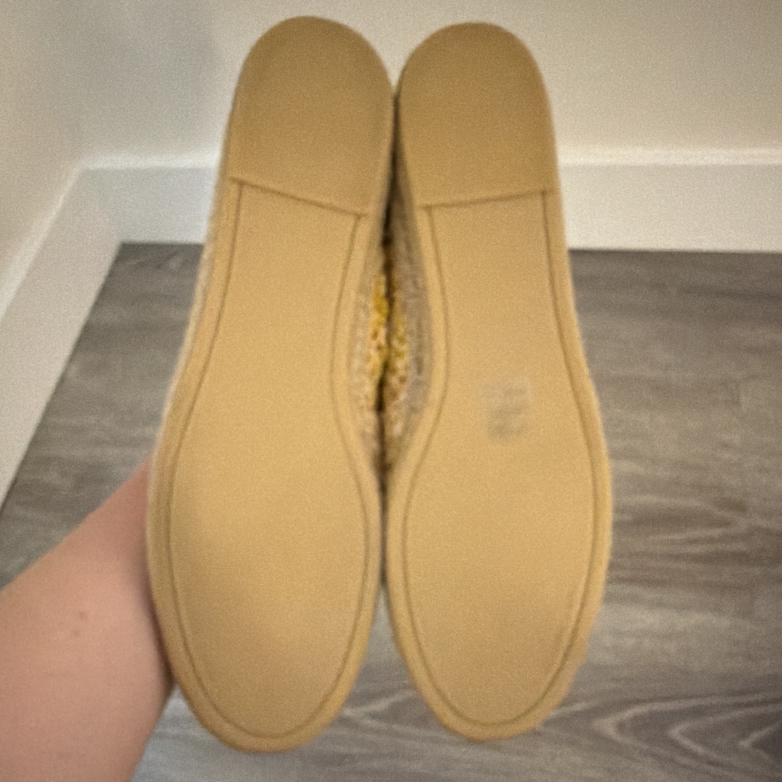 Tory Burch Women’s Slip-On Flat Woven Colorblock Round Toe Logo US 11