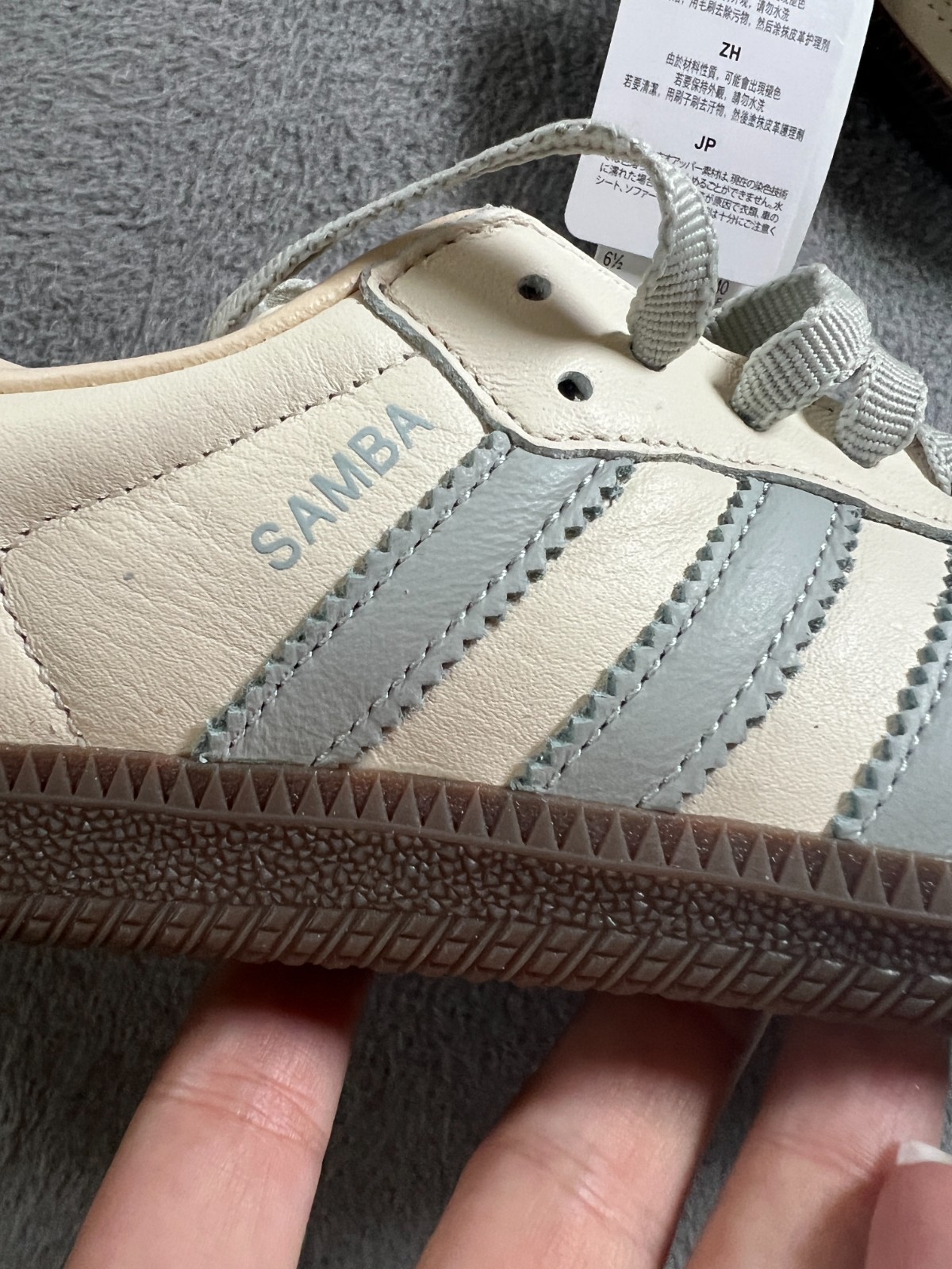 New ADIDAS Samba womens WHITE Gum sneakers Retro Terrace sport shoes JH7299