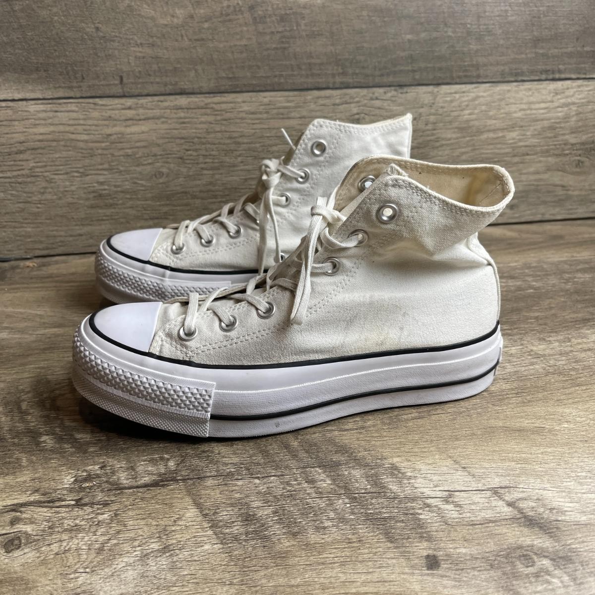 Converse Chuck Taylor All Star Hi Platform 560846C Womens 8 Athletic Shoes White