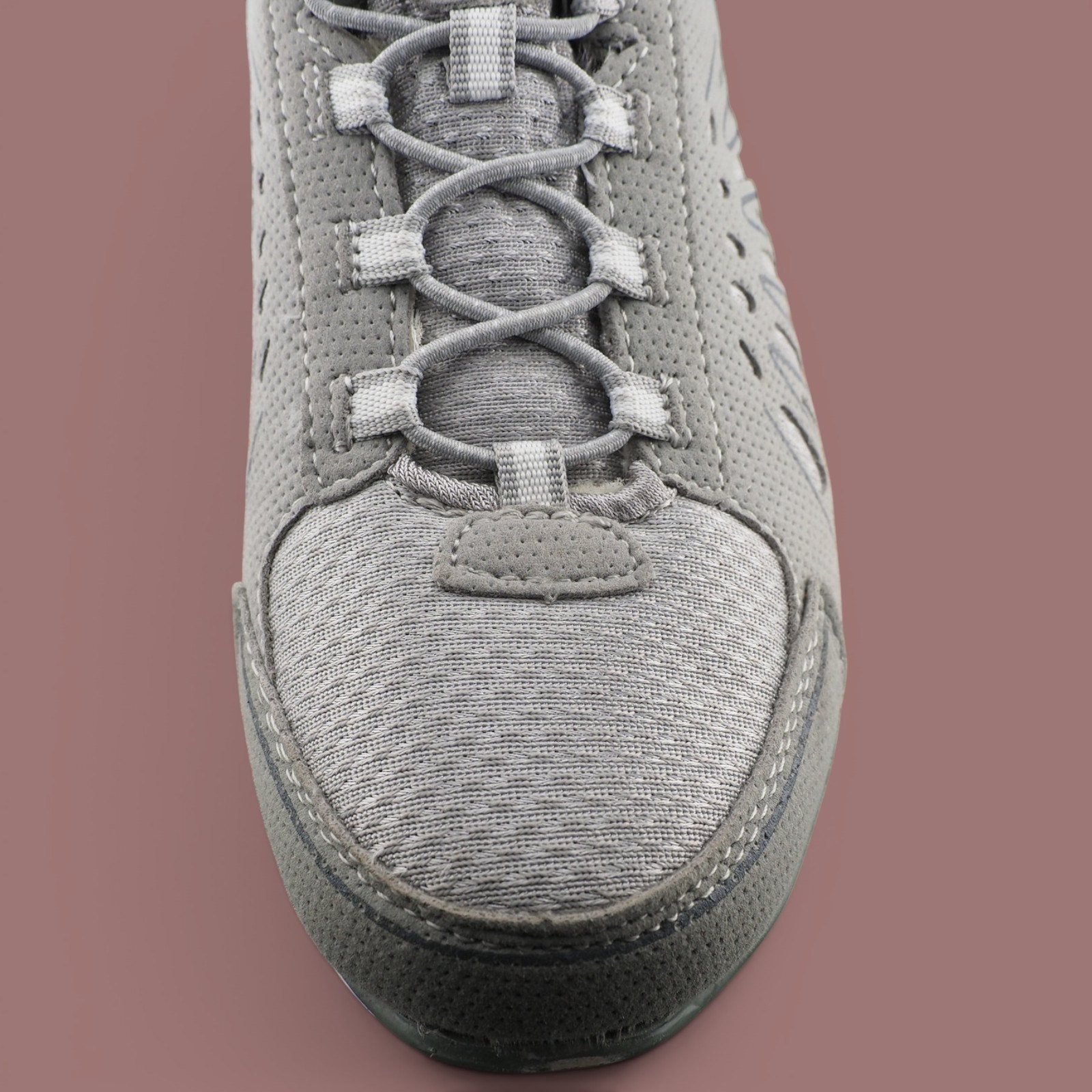 Danskin Now Womens Memory Foam Walking Shoes Gray Athletic Sneakers Size 6