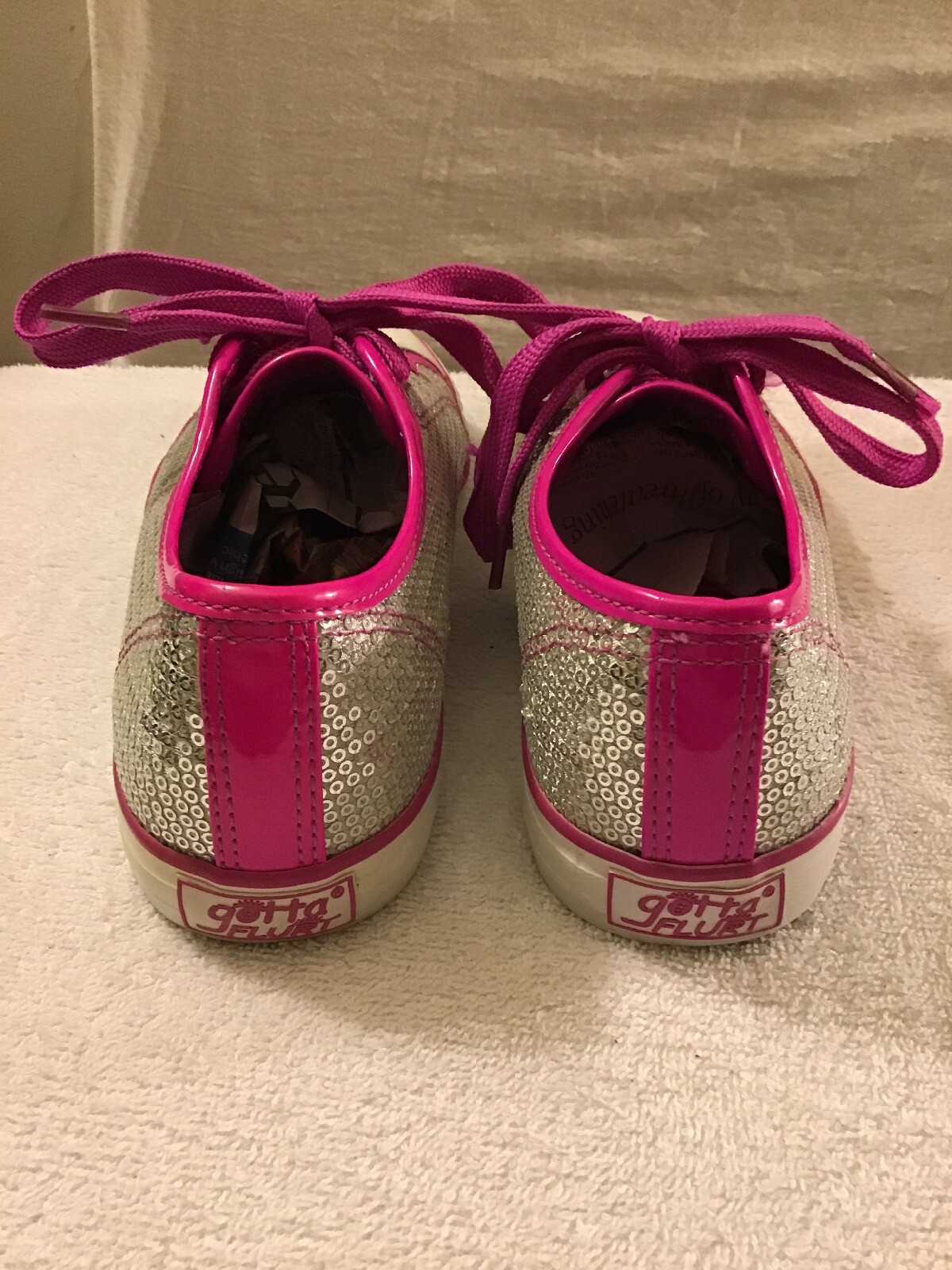 GOTTA FLURT Women’s Sneakers Purple & Silver size 8M