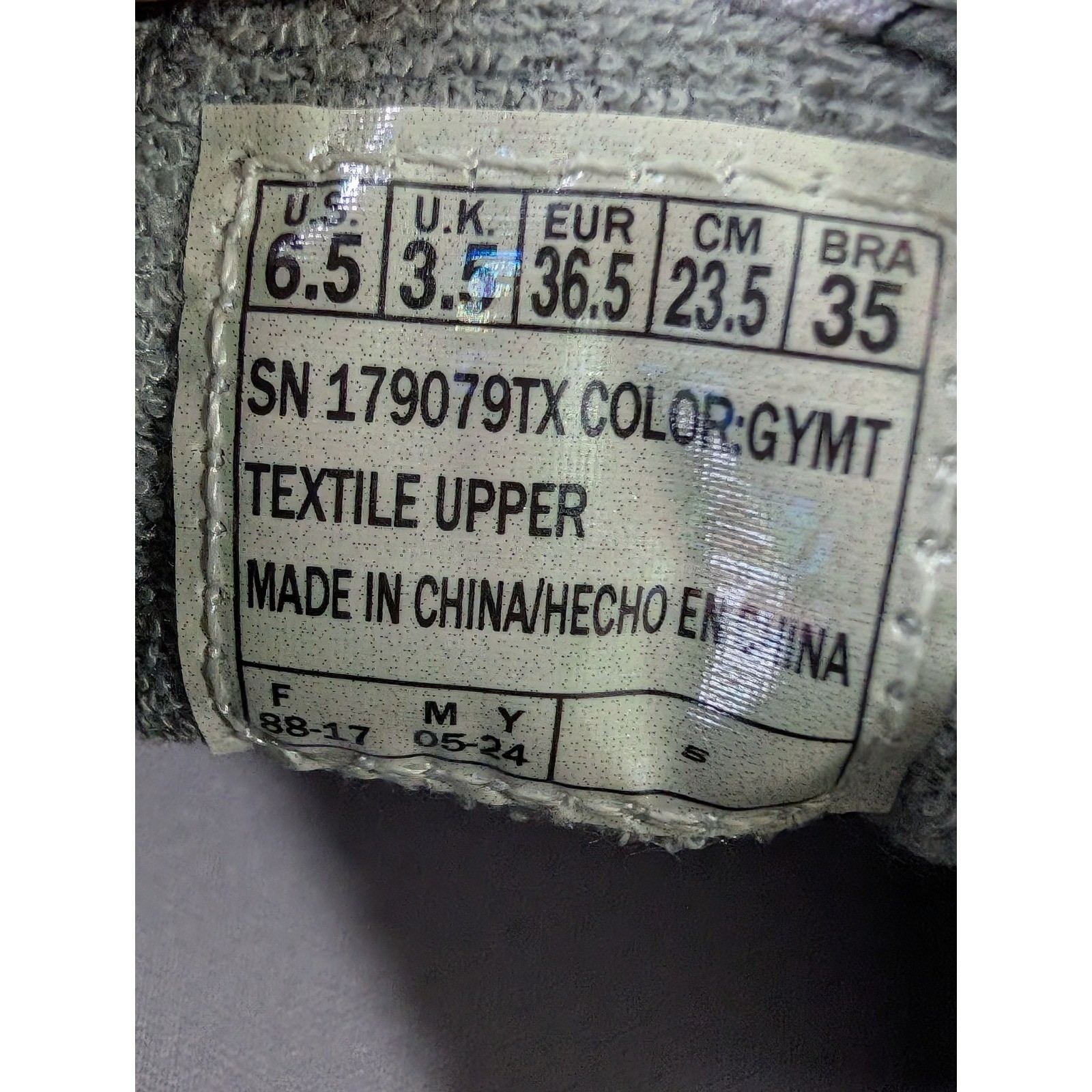 Skechers Bobs Dogs Beach Bingo Sneaker Womens 6.5 Gray Slip On Casual Travel