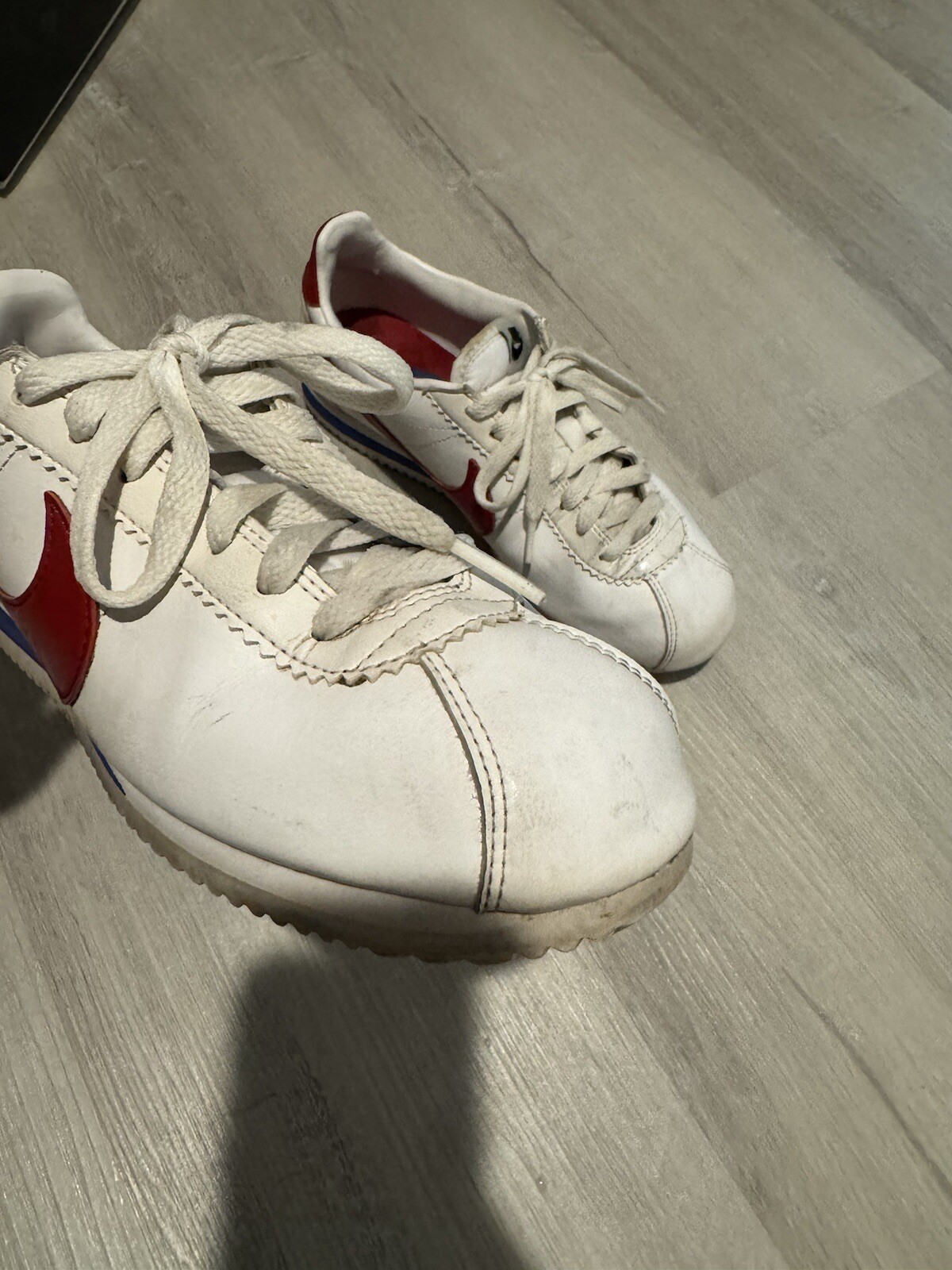 Size 7 – Nike Classic Cortez Leather White Red W