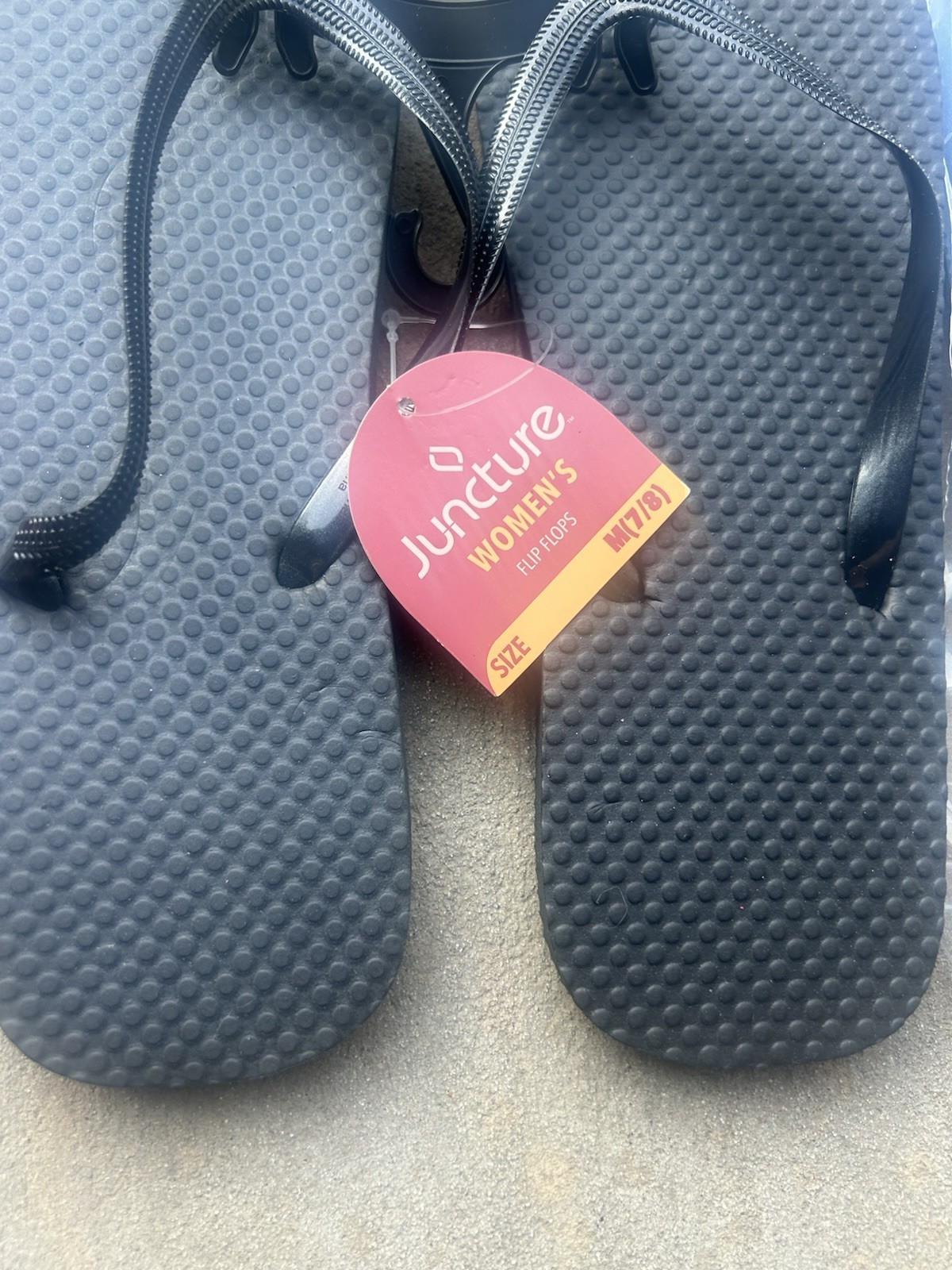 Lot of 5 Women’s Juncture Flip Flops Size 7/8 New Assorted Colors Beach