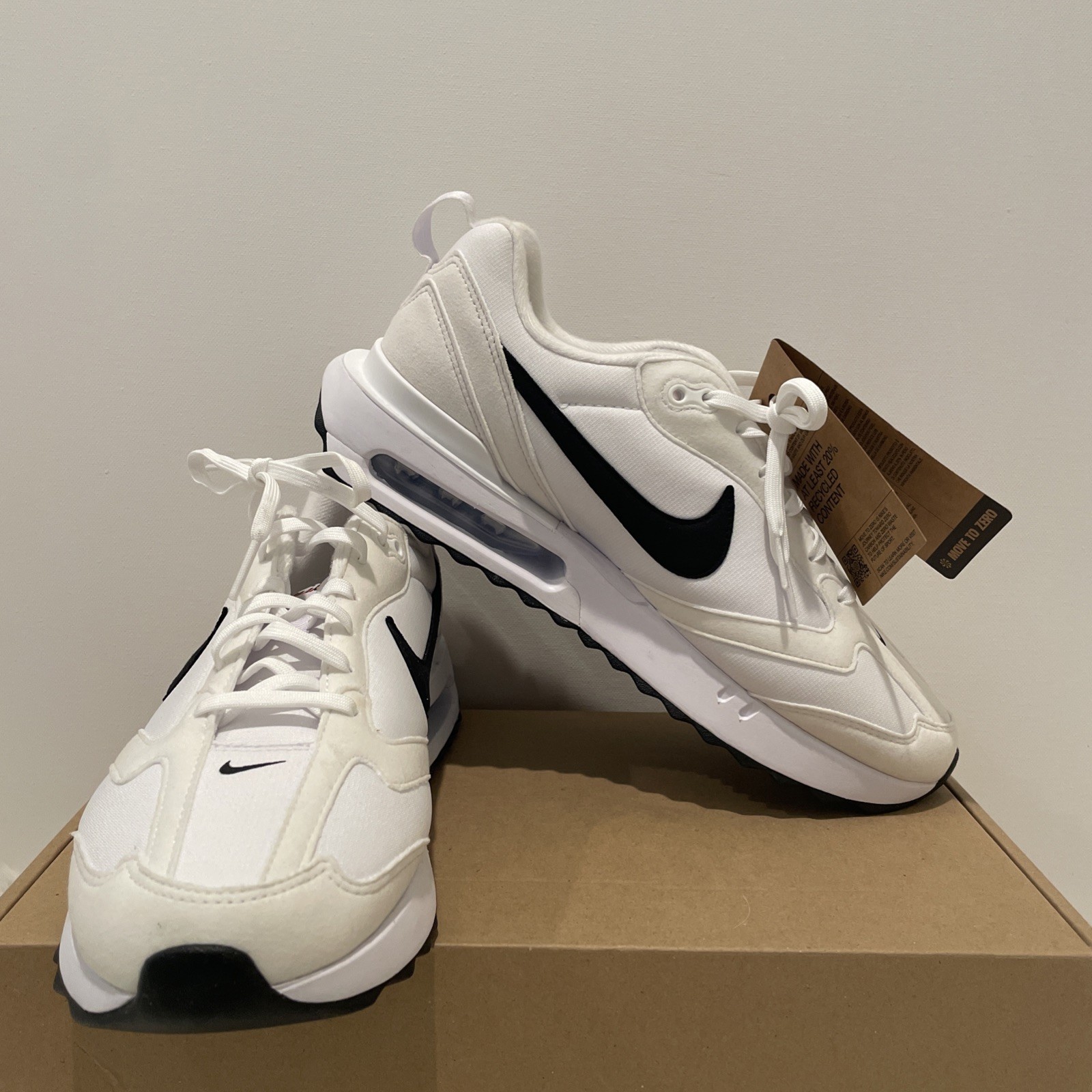 Nike Air Max Dawn DH5131-101 White Total Orange, US M9/W10