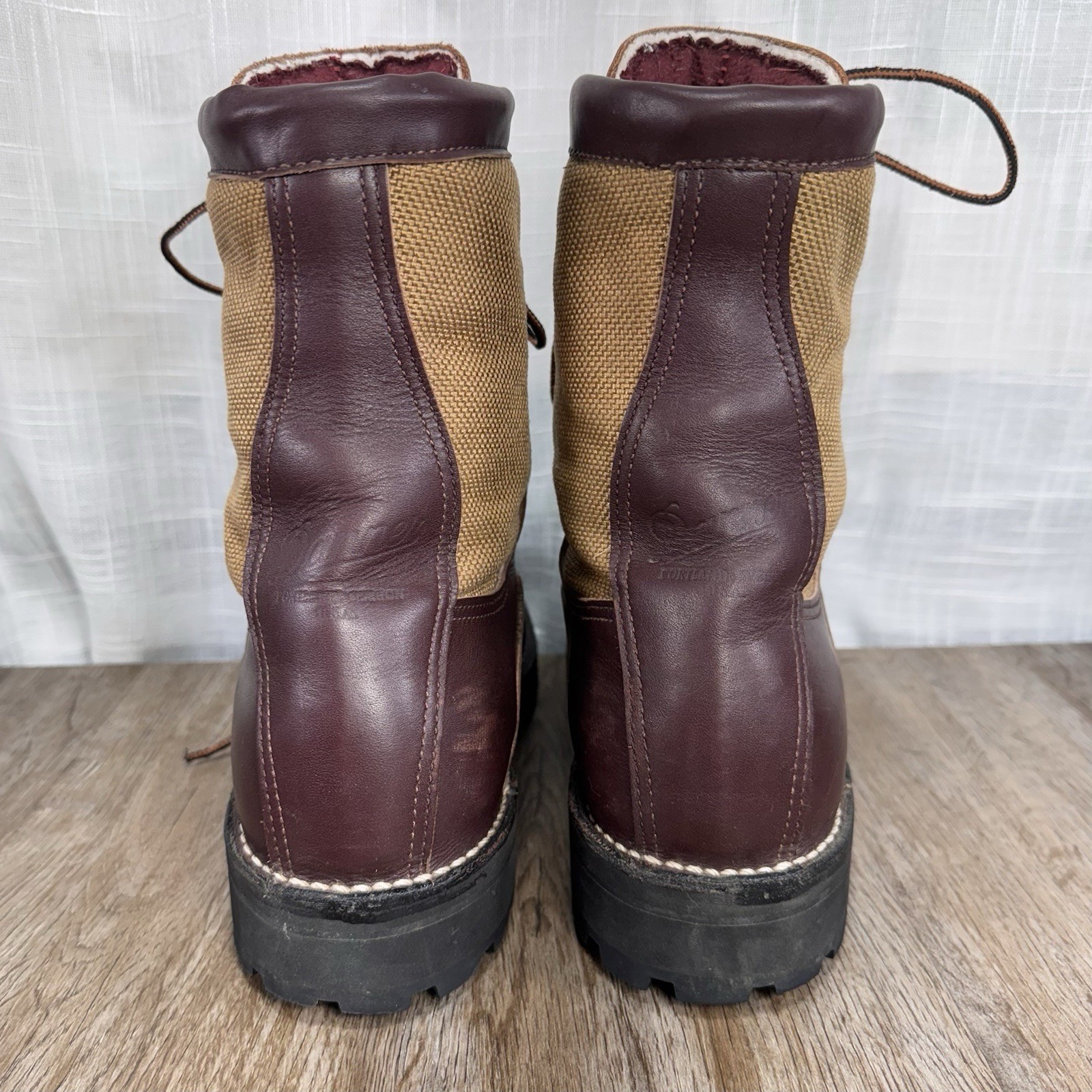 Danner Lace Up Combat Hunting Boots Womens 8 Brown Leather USA Gorpcore Outdoor