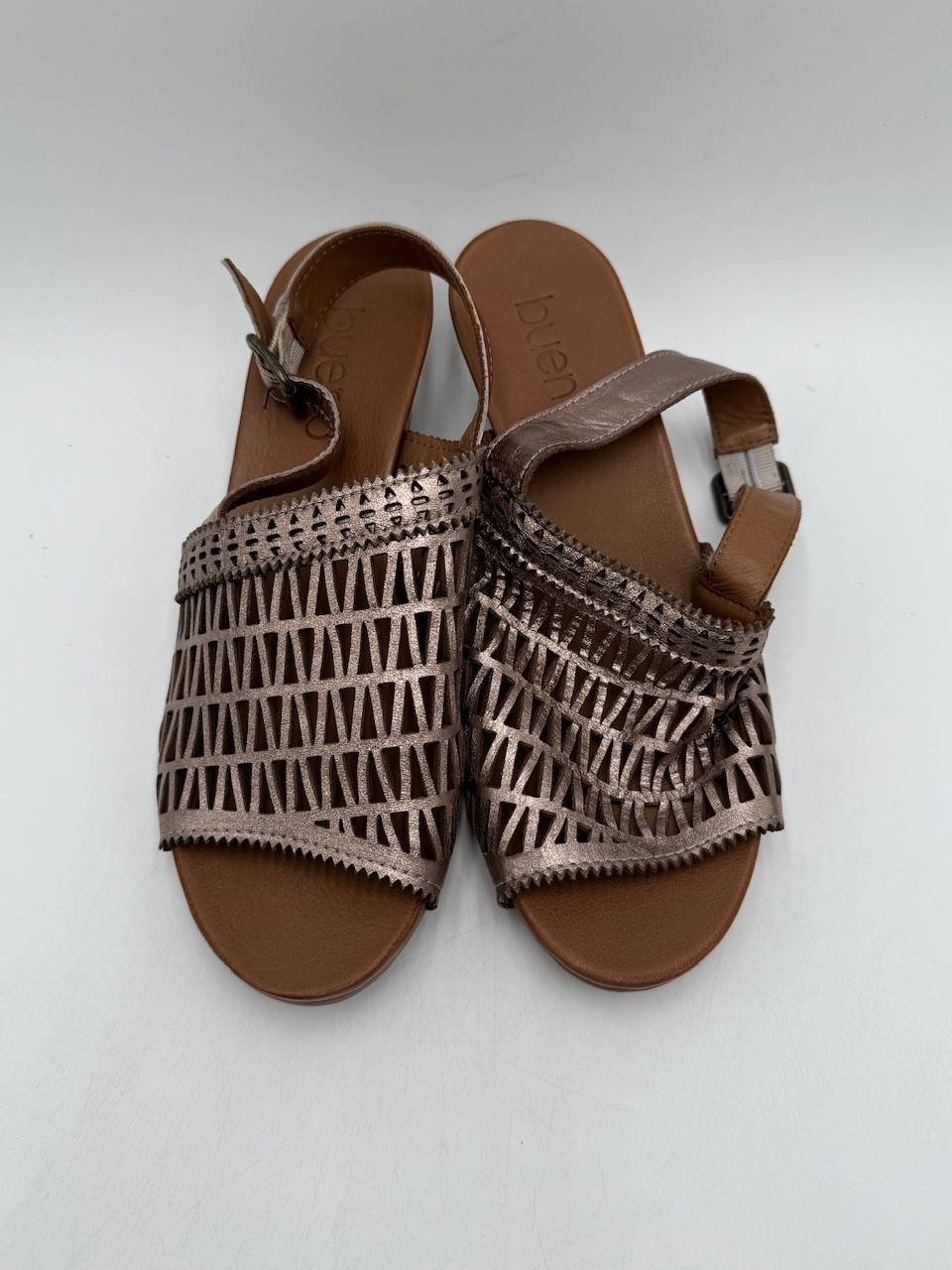 Bueno LIA BEIGE MET Women’s NEW Sandal Beige Multiple Sizes