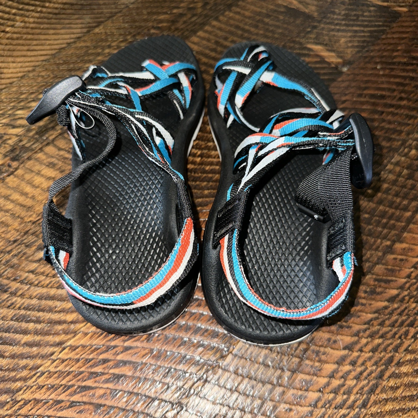 NWOB Chaco Z Cloud X2 Candy Webbing Hiking Camping Travel Ready Size 6 women