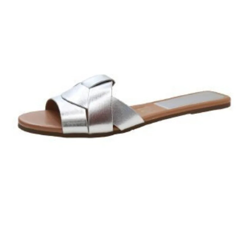 2025New Fashion Slippers Women Sexy Flat Sandals Casual Ladies Sand Beach