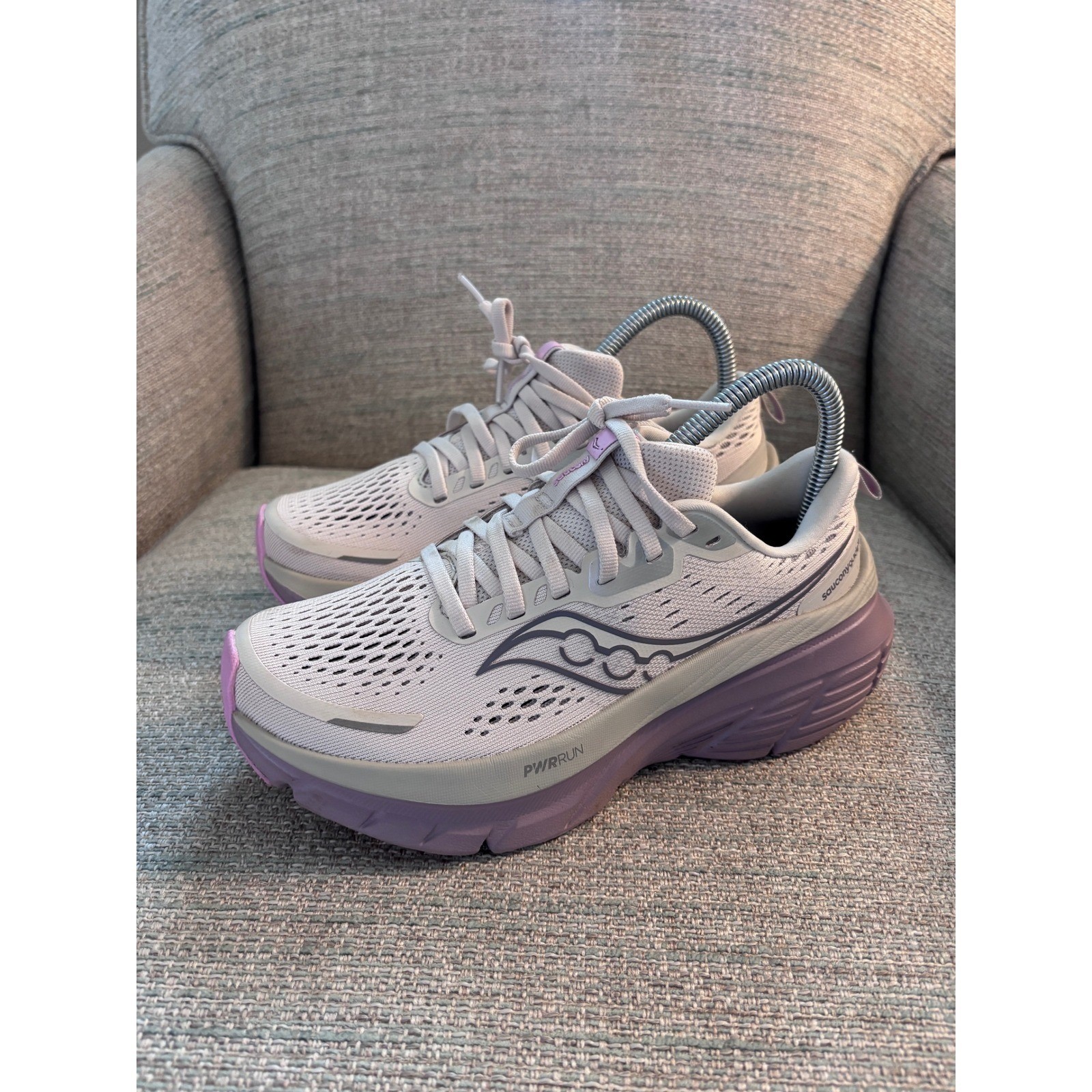 Saucony Guide 18 Women’s Running Shoes Fog Sediment Purple S10998-142 Size 6