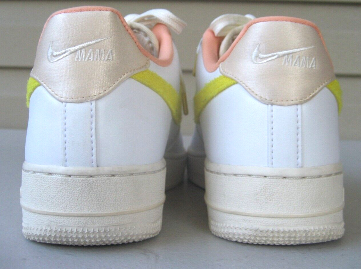 Nike Air Force Size 10 Mama White Sneaker DV2183 Women Size 10 Excellent $119