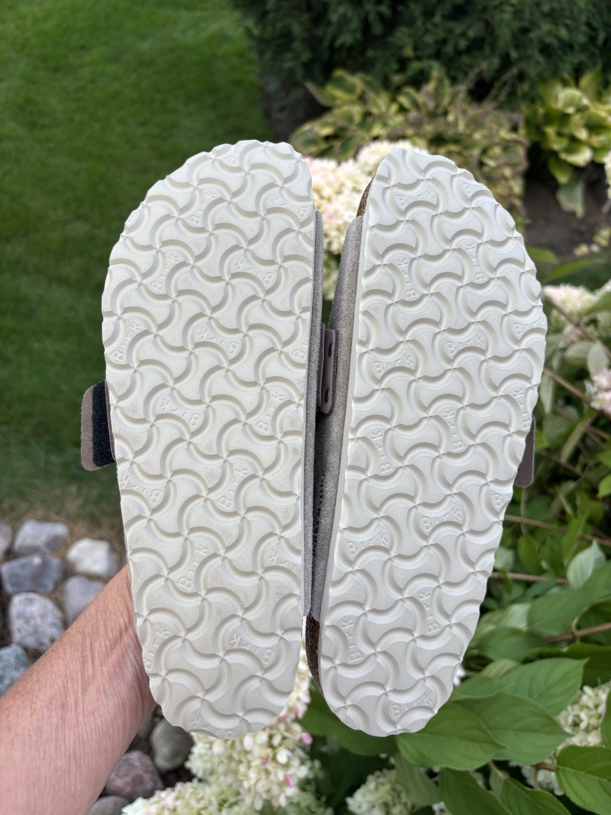 NEW! Birkenstock Kyoto Taupe Nubuck/Suede Leather~Narrow/Regular Size 40(9-9.5)
