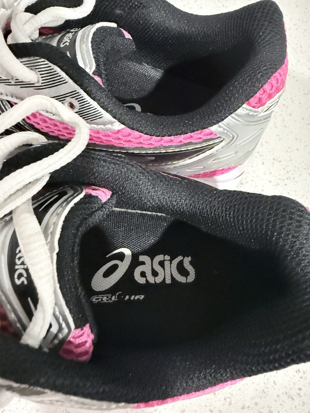 ASICS GEL-Kayano 14 Women’s Mesh Low Top Sneakers Pink Silver Black White