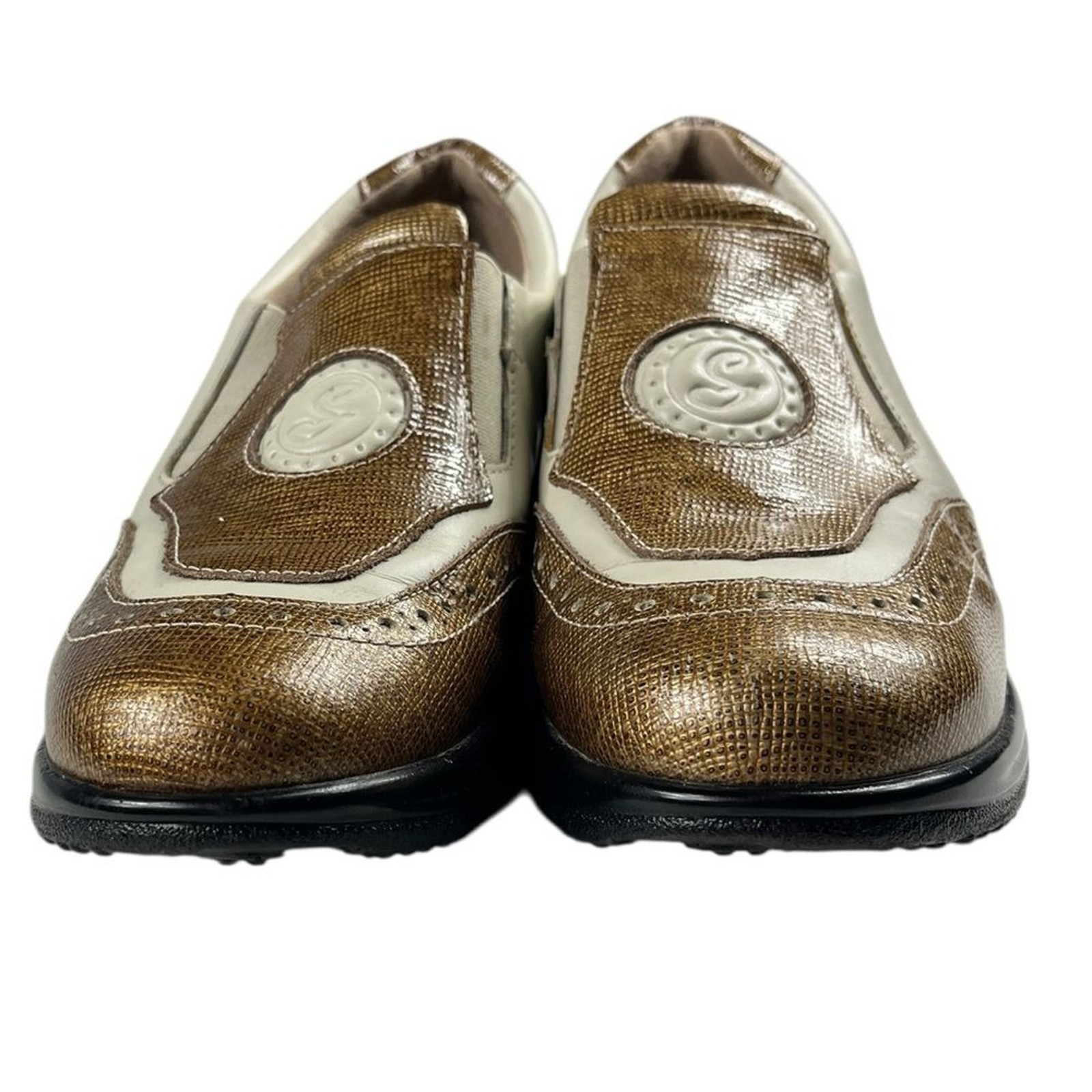 Sandbaggers Women’s Madison Golf Shoes Size 7.5 M Preppy Golf Resortwear
