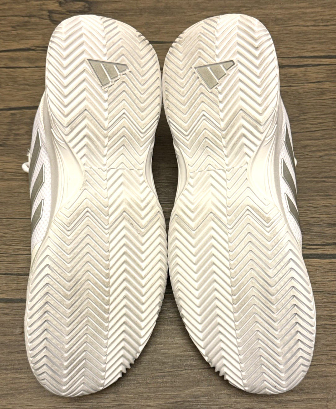 Adidas Women’s GameCourt 2 Sneaker, White/Silver Metallic/White, 10.5