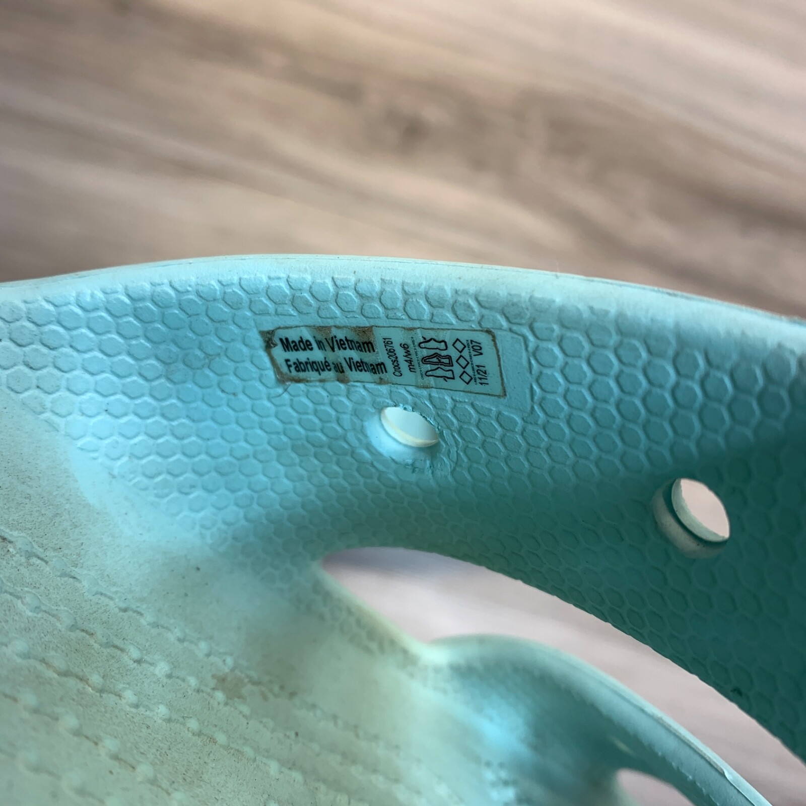 Crocs Classic 206761 Two-Strap Sandals Slides Light Blue Mens 4 Womens 6
