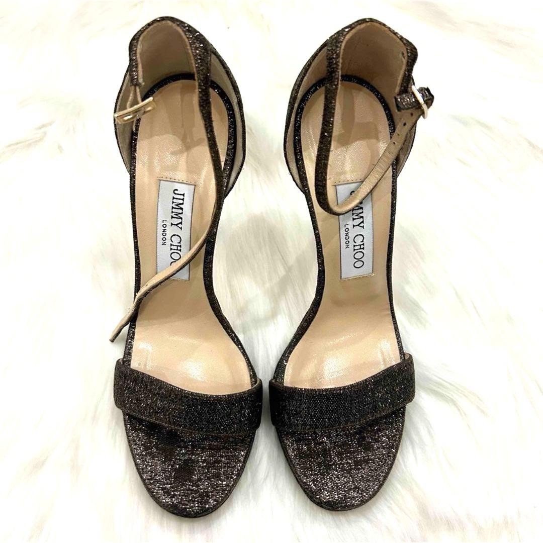 Jimmy Choo Misty 37.5 Strap High Heels