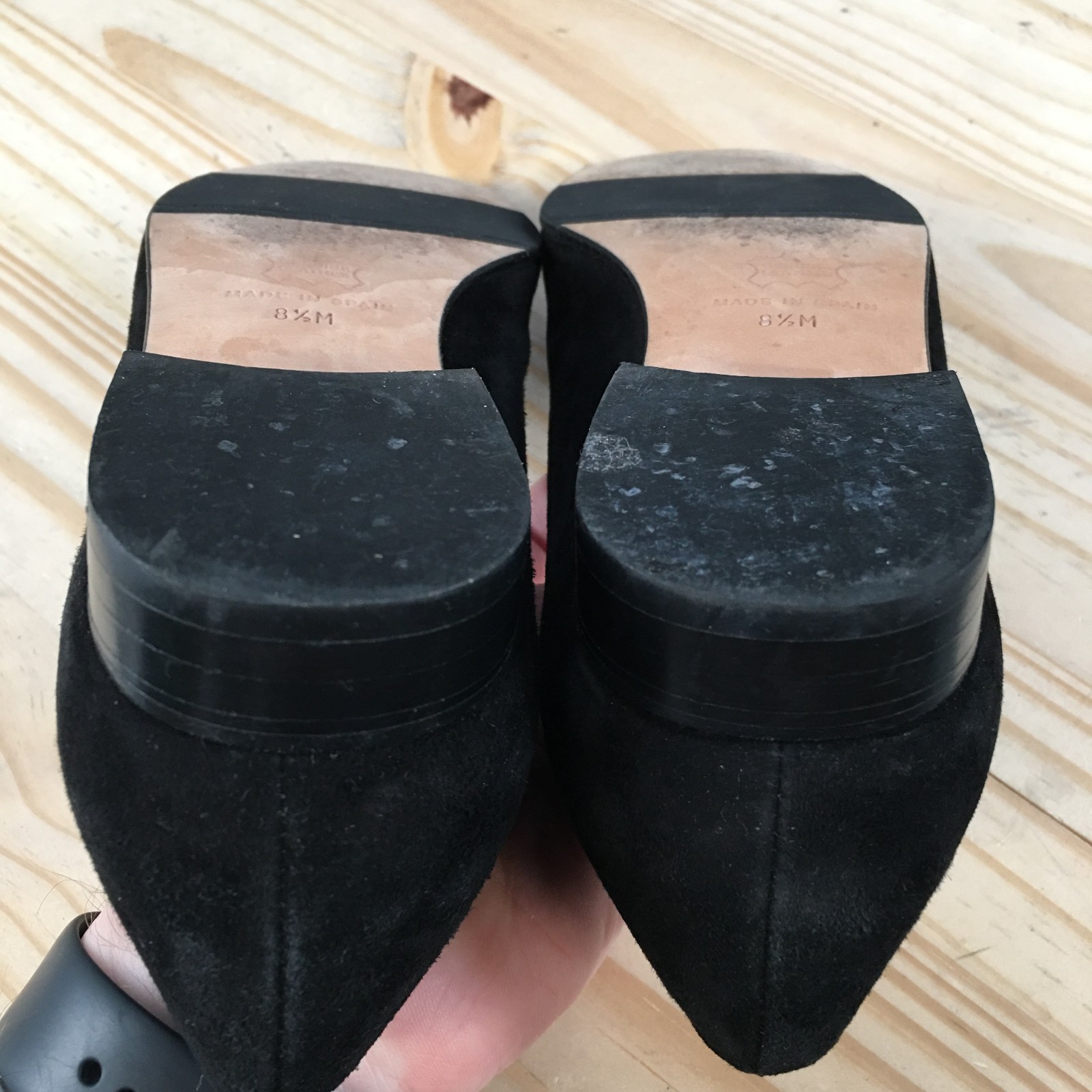 Talbots Shoes Womens 8.5 Ballet Flats Slip On Round Toe Comfort Low Top Black