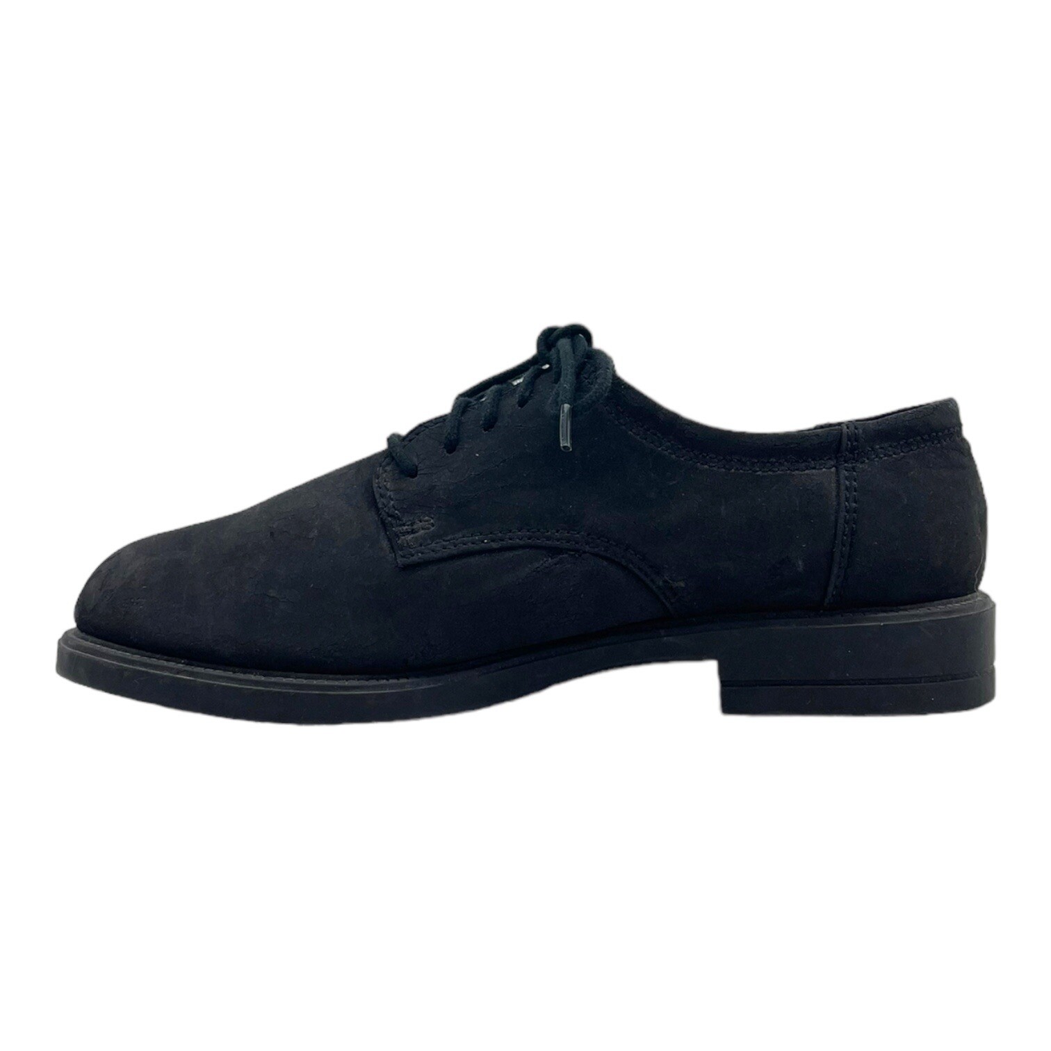 Vintage 90s ROUTE 66 Womens 8 Faux Leather Loafers Dress Shoes Kmart NOS BLACK