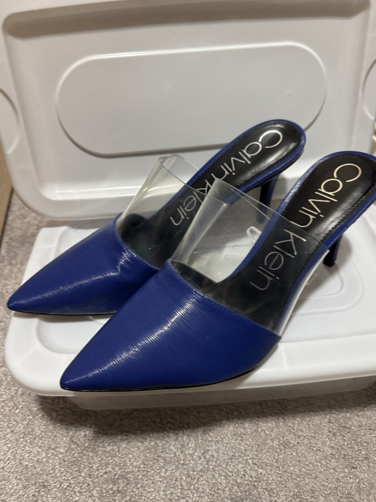 Blue Calvin Klein Heels Size 10