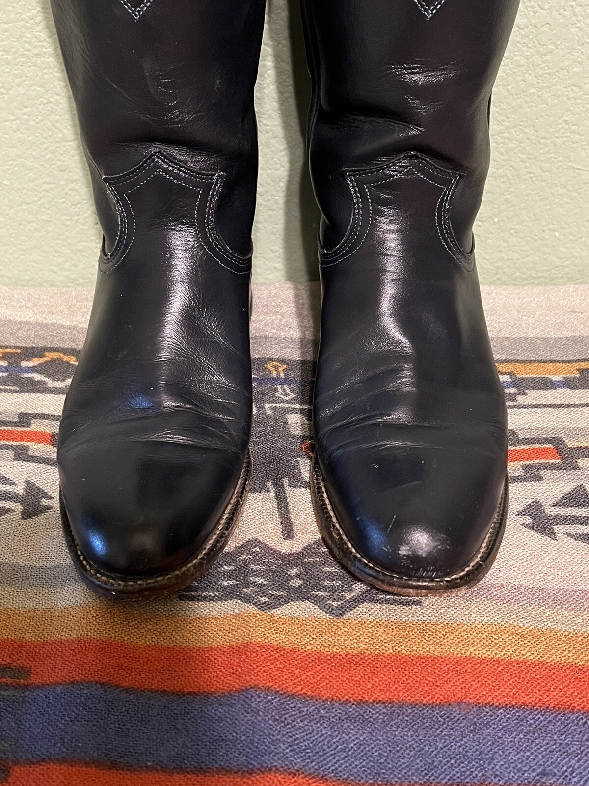 90’s Justin Ropers L3057 Navy Women’s Cowboy Boots 6.5B