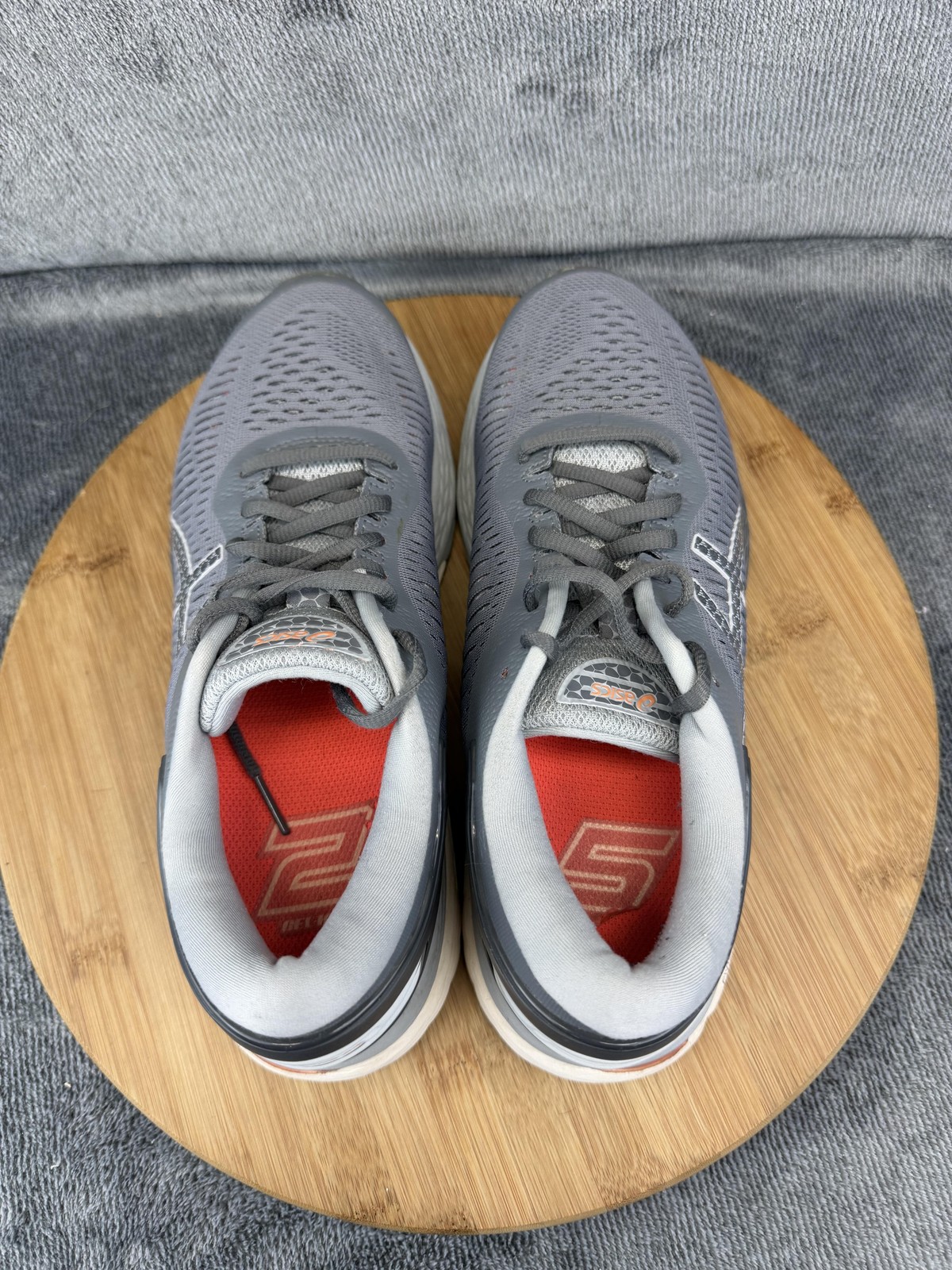 ASICS GEL-Kayano 25 Shoes Womens Size 8 Gray Mesh Running Sneakers 1012A026