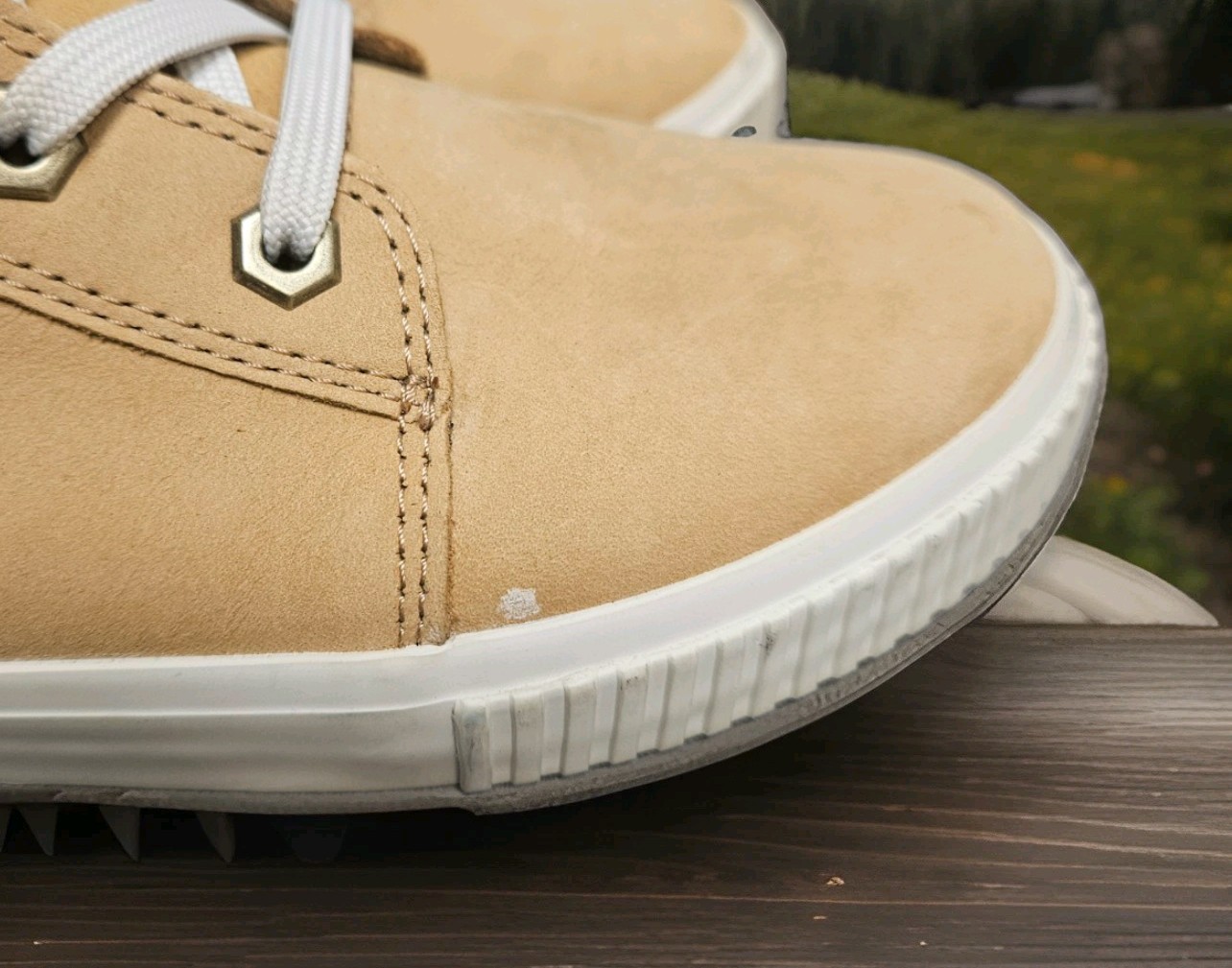 Timberland Skyla Bay 6 Inch Women’s Sneaker Boots Wheat Nubuck Tan A2C3S Sz 9.5