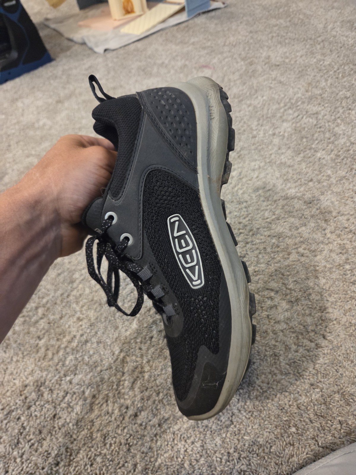KEEN Women’s Terradora Speed Hiking Shoes Black/Drizzle sz 9 US