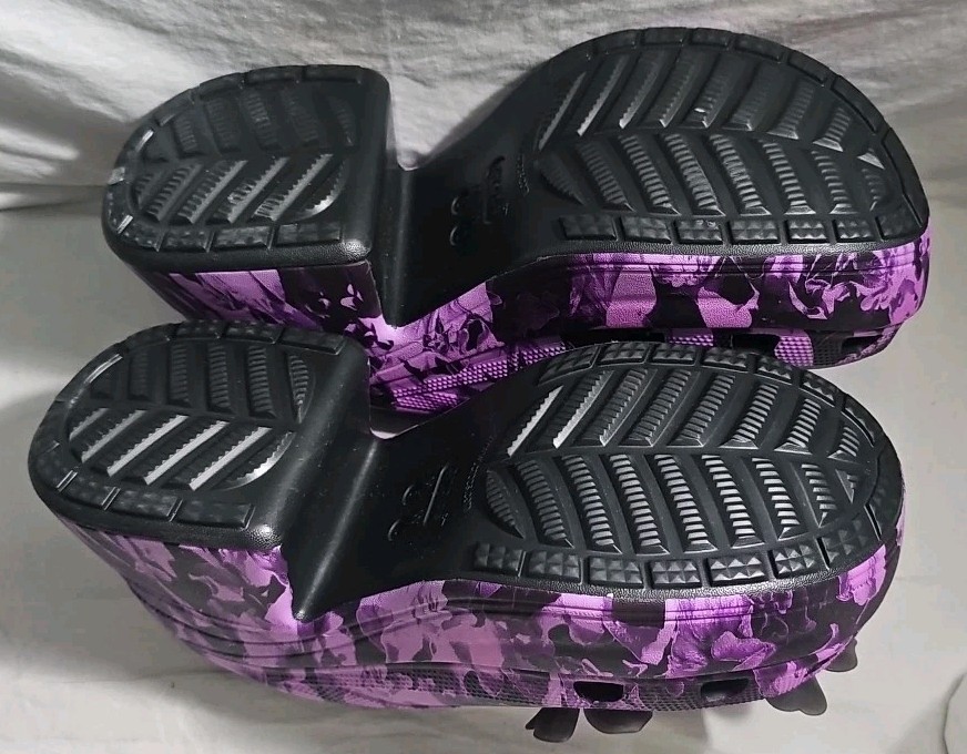 CROCS Siren Hyper Floral Clog ‘Black Multi’ Size M- 8 W-10