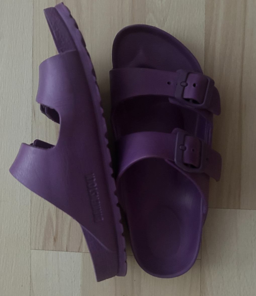 Birkenstock Arizona Eva Women’s Sandals-Purple-EU 36/US 5-5.5. Water friendly