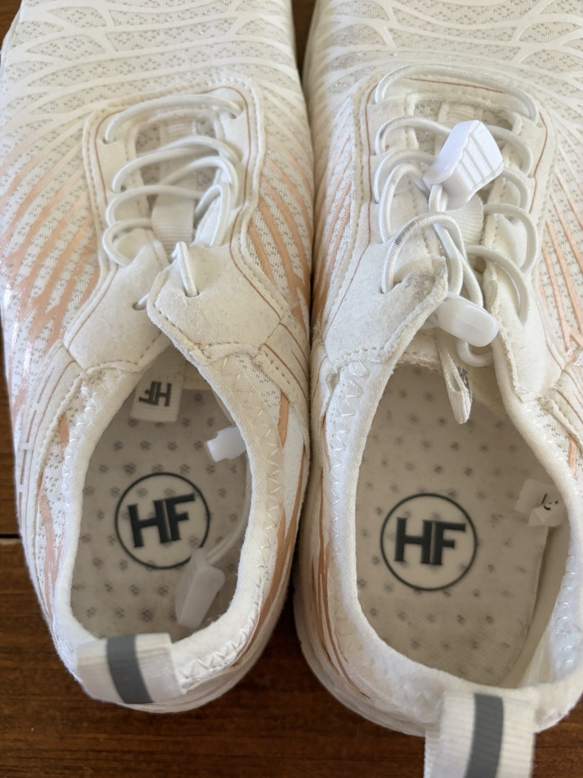 Hike Footware HF Lorax Pro Women’s Barefoot Shoes White/Pink Non- Slip 7.5-8