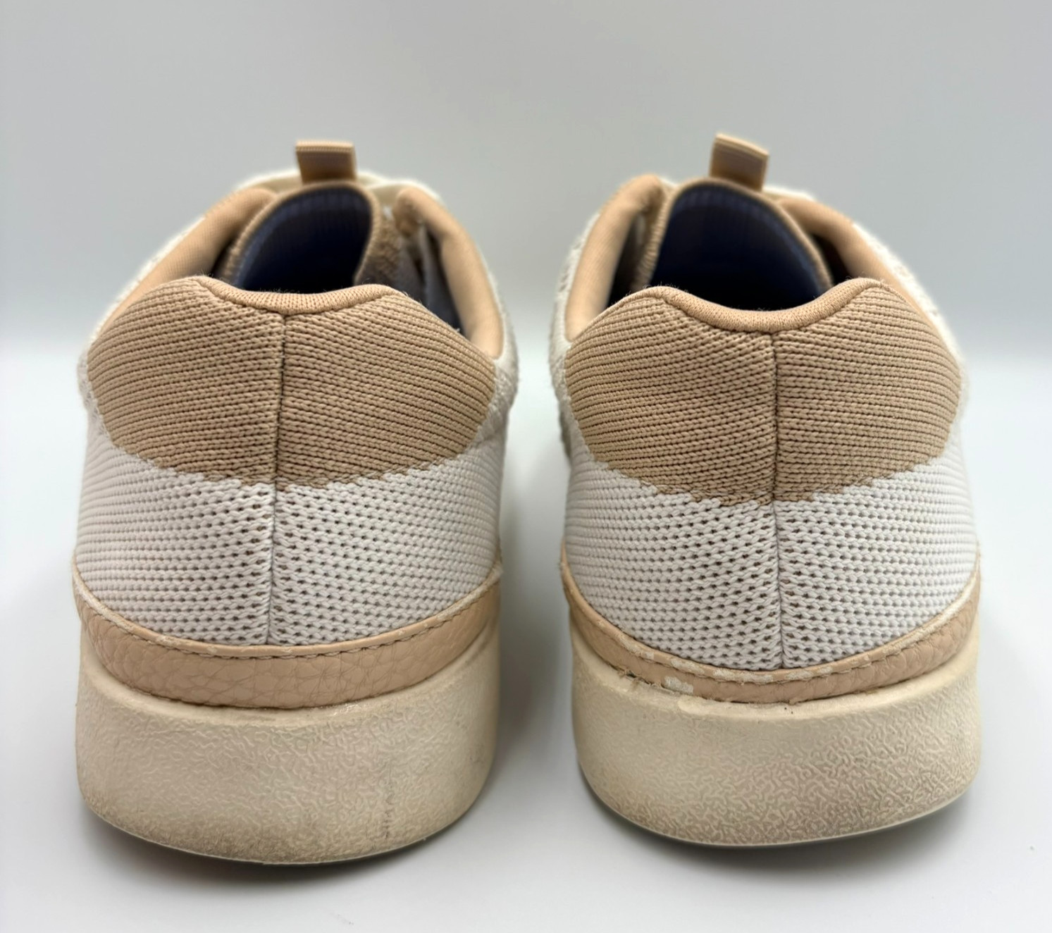 Vionic Galia Women’s Knit Sneakers Tan Comfort Casual Travel Walking Shoes SZ 9