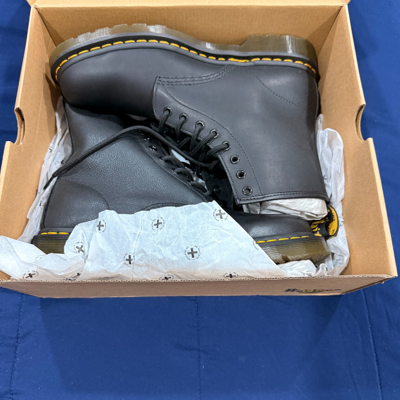 Dr. Martens 1460 Women’s Original Smooth Leather Lace Up Boots – Black, Size 10