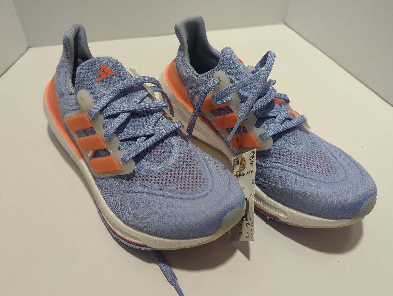 adidas Ultraboost Light W Blue Dawn Coral Fusion HQ6347 NWOB Women’s 8.5