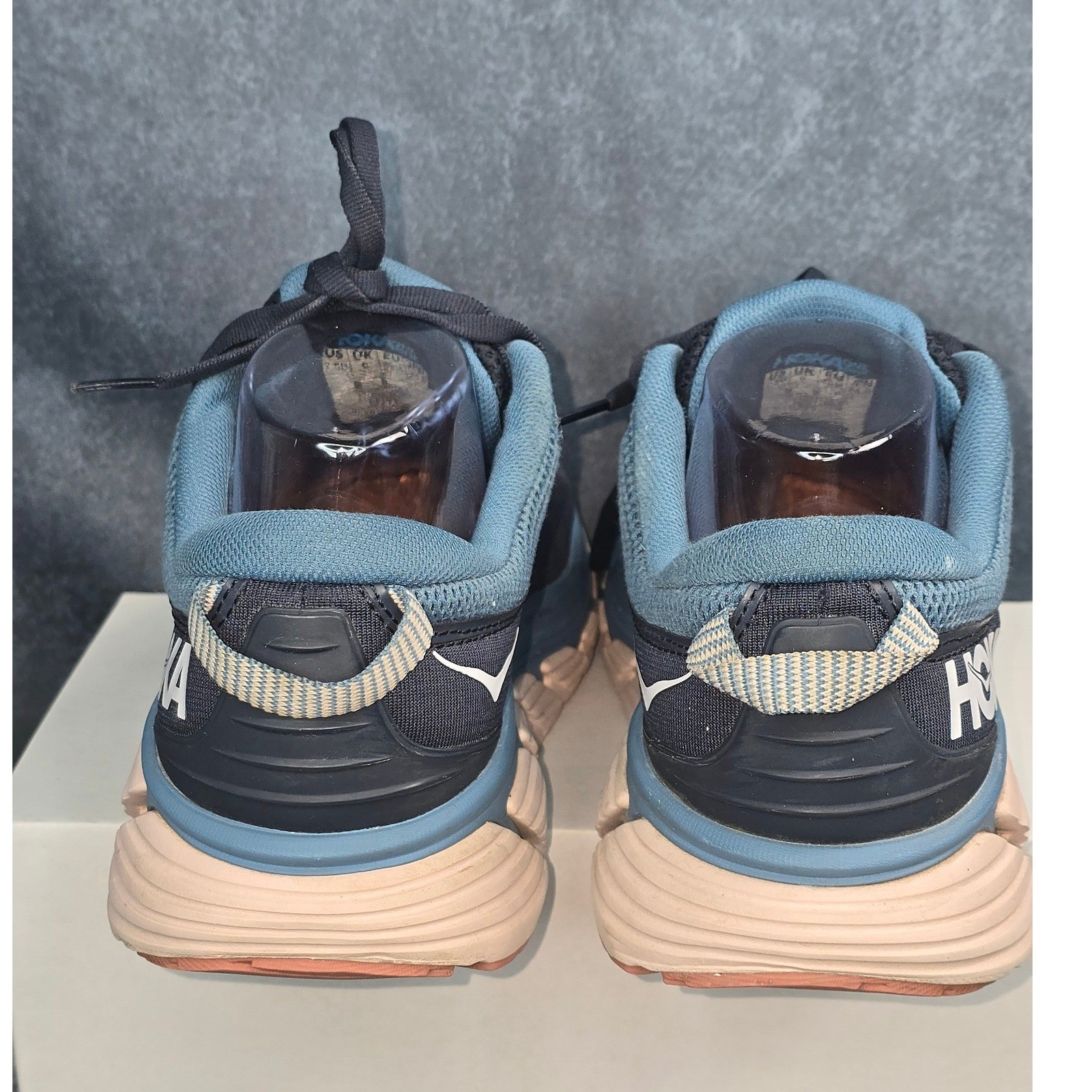 Hoka One One Gaviota 3 Black Iris Stability Running Shoes Womens 7.5