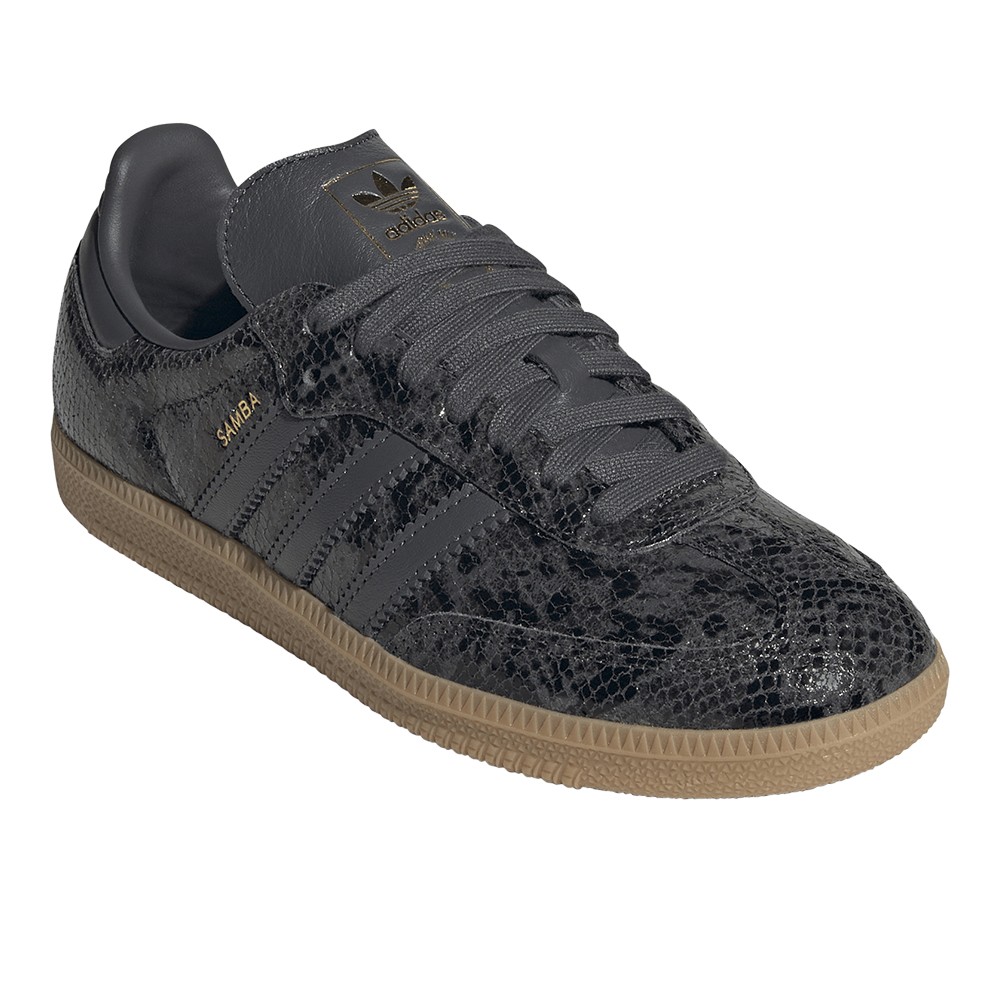 adidas Samba Og Lace Up Womens Black Sneakers Casual Shoes JQ3532