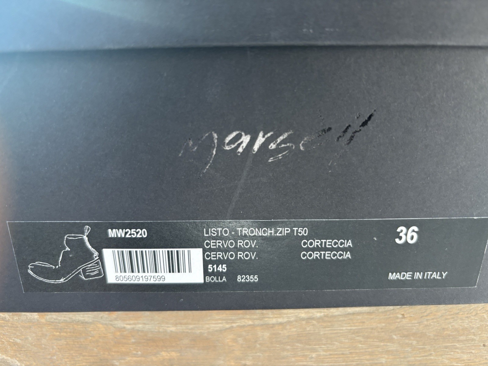 Marsell Brown Ankle Boots Size 36, US 6 New With Box