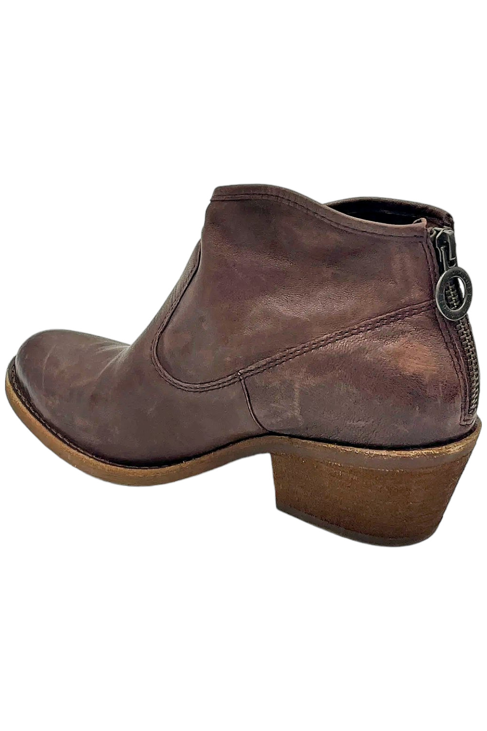 Sofft Unlined Side Panel Booties Aisley Cocoa Brown