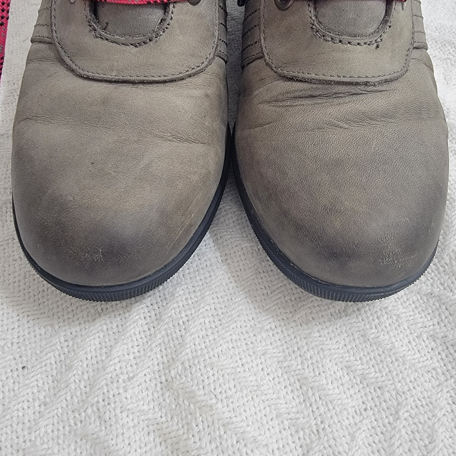 Sorel Lexie Hidden Wedge Ankle Combat Boot Waterproof Quarry Leather Size 9.5