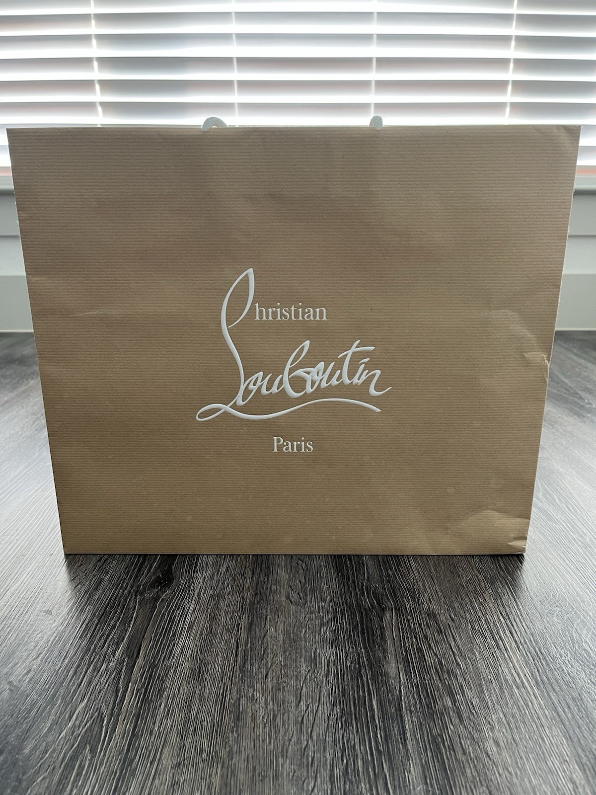 NEW Christian Louboutin Size 37 Color Nude Heel 120MM Material Patent Pump