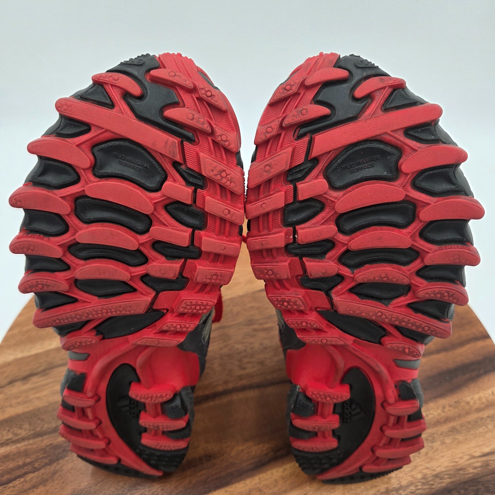 Size 6 Adidas Thrasher 1.1 Trail Wmns Running Shoes Blue-Red Athletic Sneakers