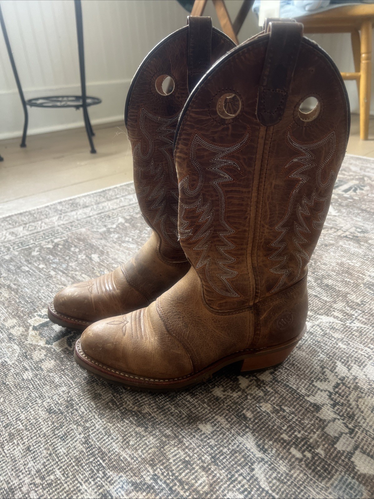 Lightly Used Woman’s Double H Cowgirl Boots Size 7