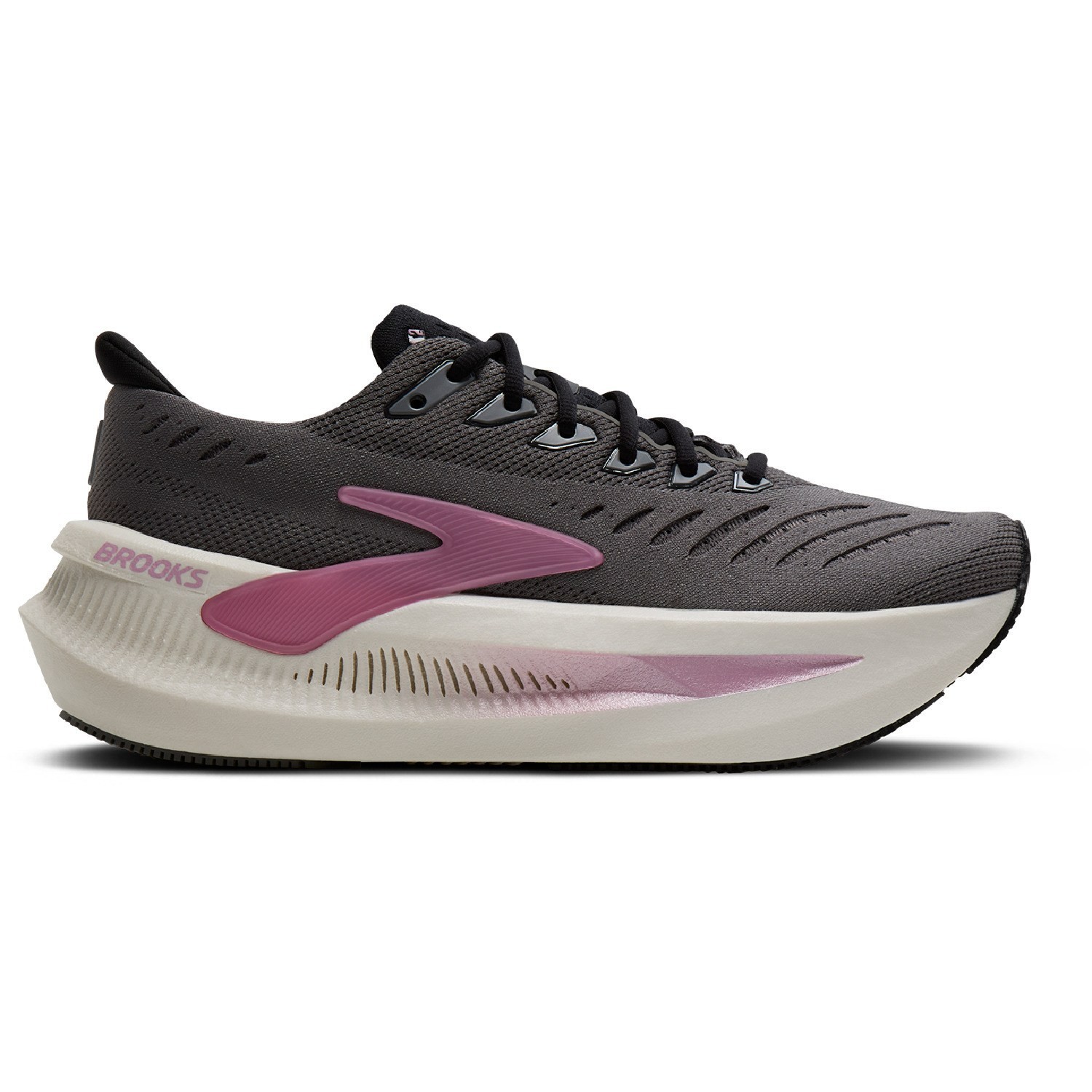 Brooks Glycerin Max 2 Road-Running Shoes – Women’s-Grey/Coconut/Metallic