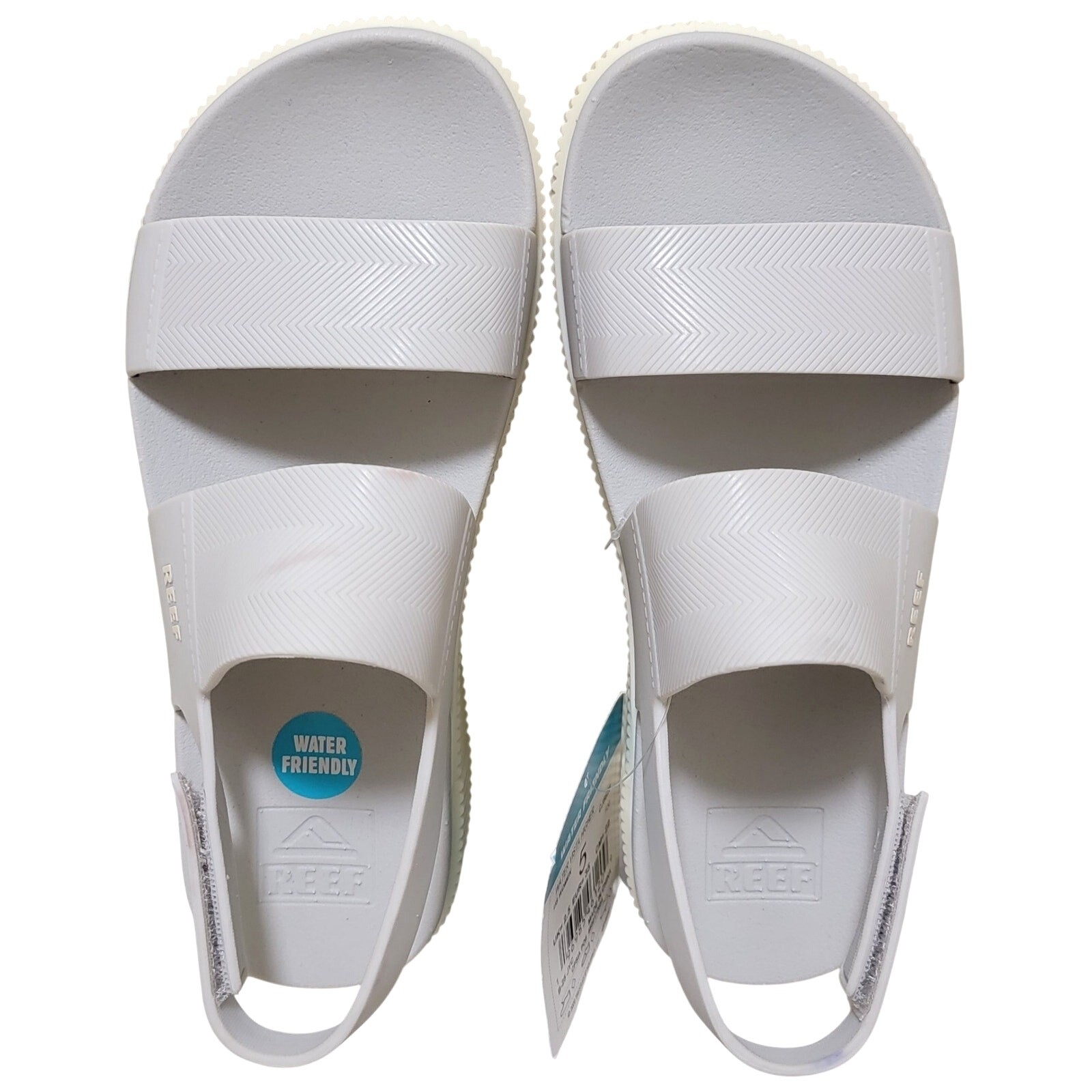 Reef Women Water Vista Higher Slingback Platform Sandals Size US 5 Fog Grey