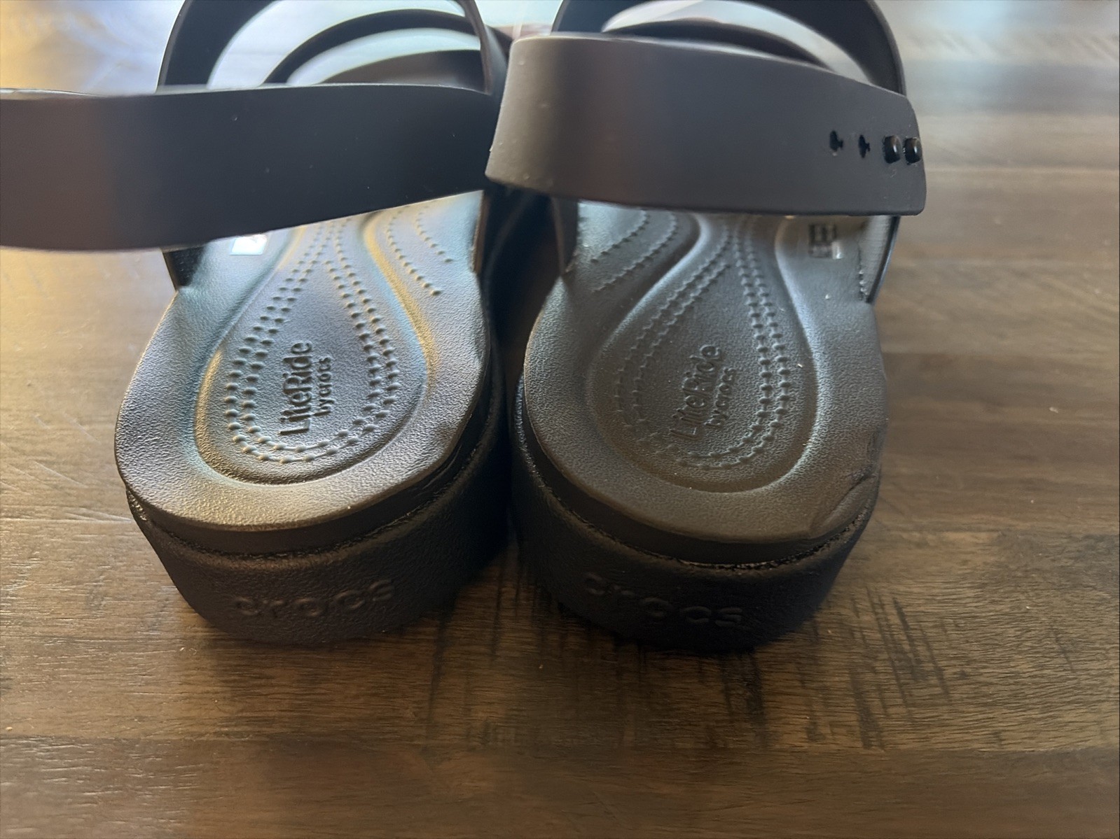NWT Crocs Brooklyn Backstrap Low Low Sandal Black Women’s 7