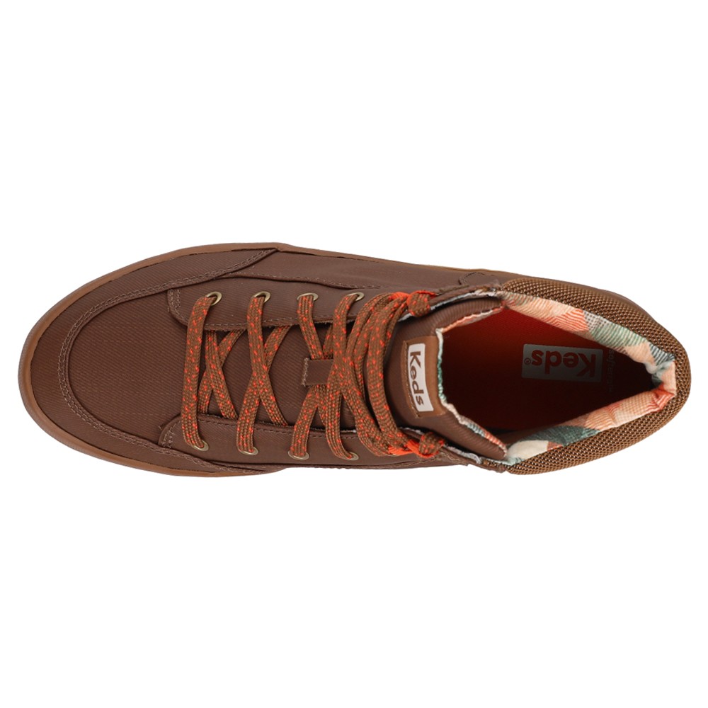 Keds Scout Iv Splash Canvas Lace Up Womens Brown Casual Boots WF66360