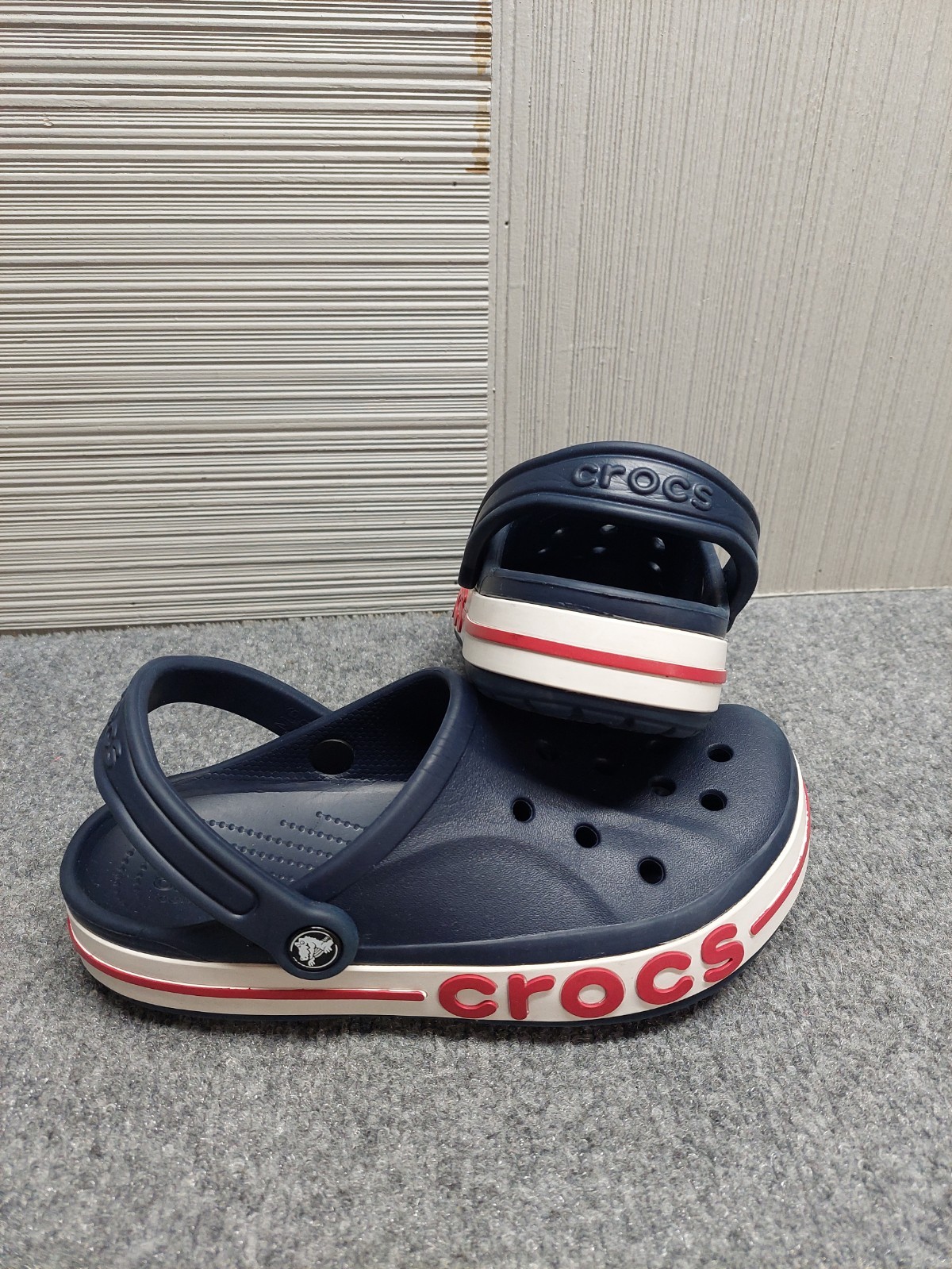 Crocs Bayaband Clogs Women Sandals 8 Blue Closed Toe Slip On Comfortable Outdoor