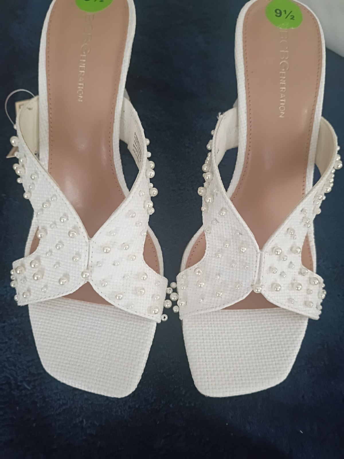 Women’s Classy IvoryPearlRalita High Heel Sandals By BCBGenertions/Sz.91/2