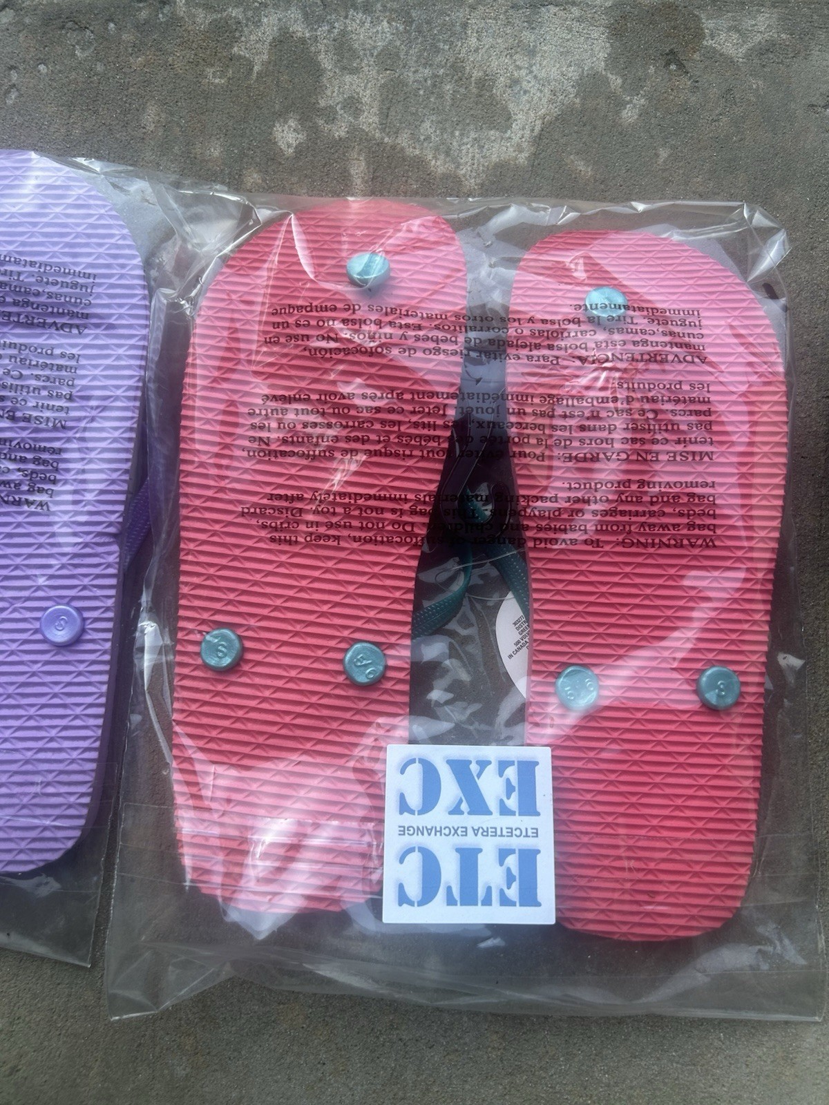 Lot of 5 Juncture Women’s Flip Flops Size 5/6 New Assorted Colors
